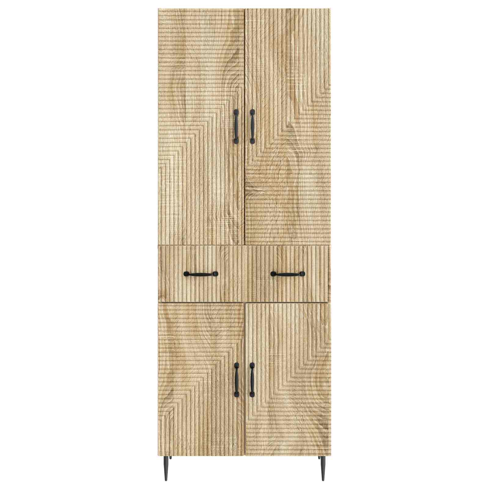 Ensemble de Meubles 2 pcs Chêne Sonoma 66 x 34,5 x 89,5 cm - XIOS