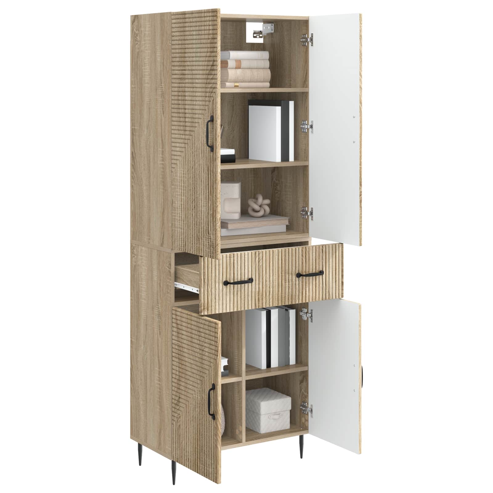 Ensemble de Meubles 2 pcs Chêne Sonoma 66 x 34,5 x 89,5 cm - XIOS