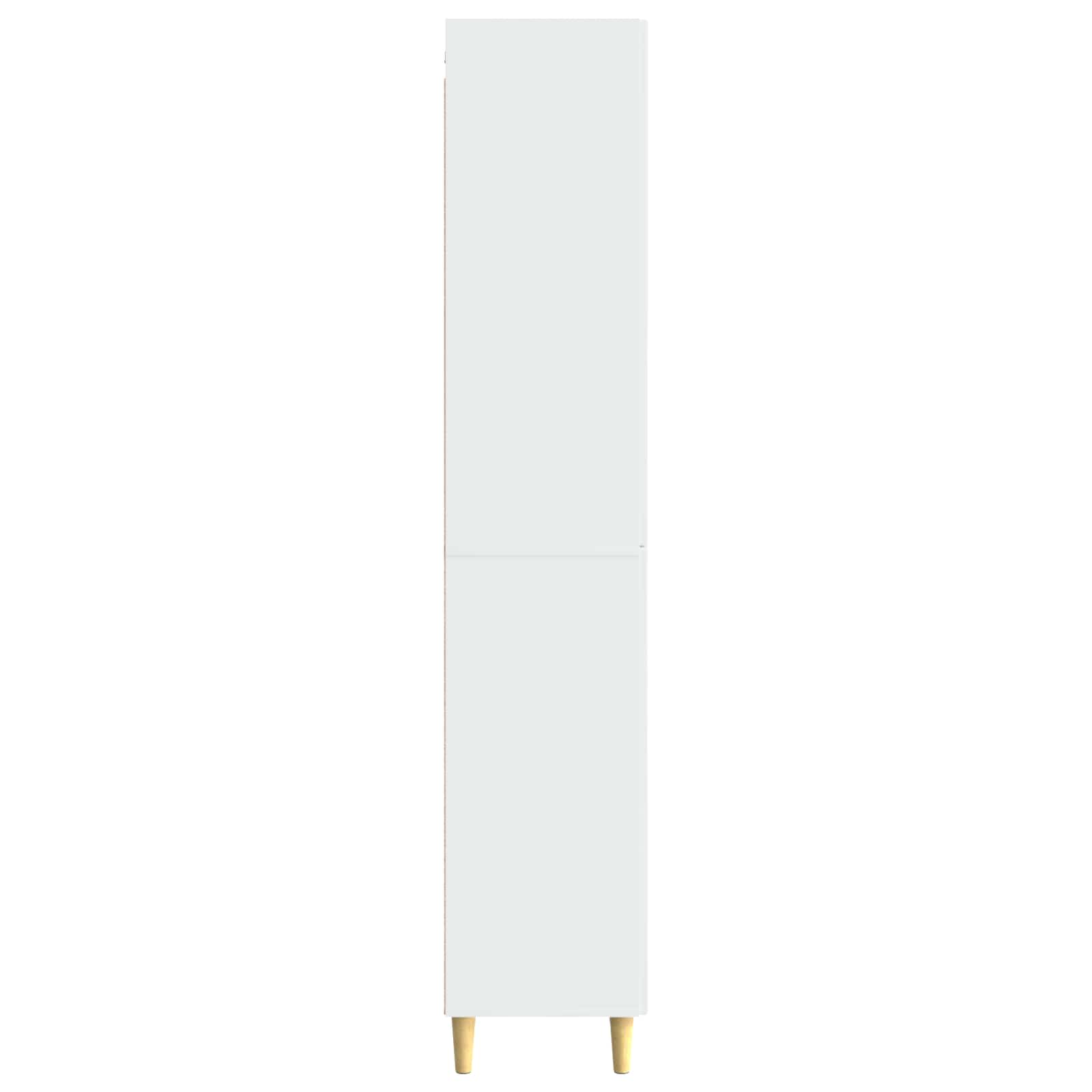 Ensemble de Meubles 2 pcs Blanc brillant Bois d'ingénierie - XIOS