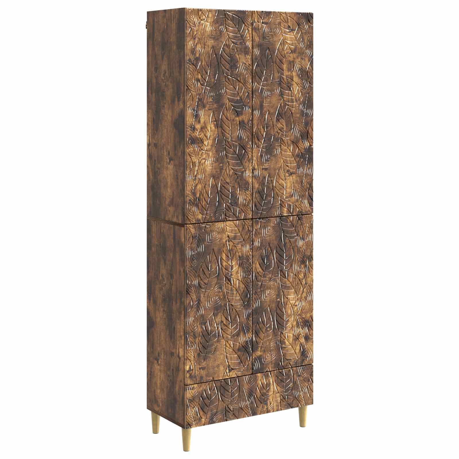 Ensemble de Meubles 2 pcs Chêne fumé Bois d'ingénierie - XIOS
