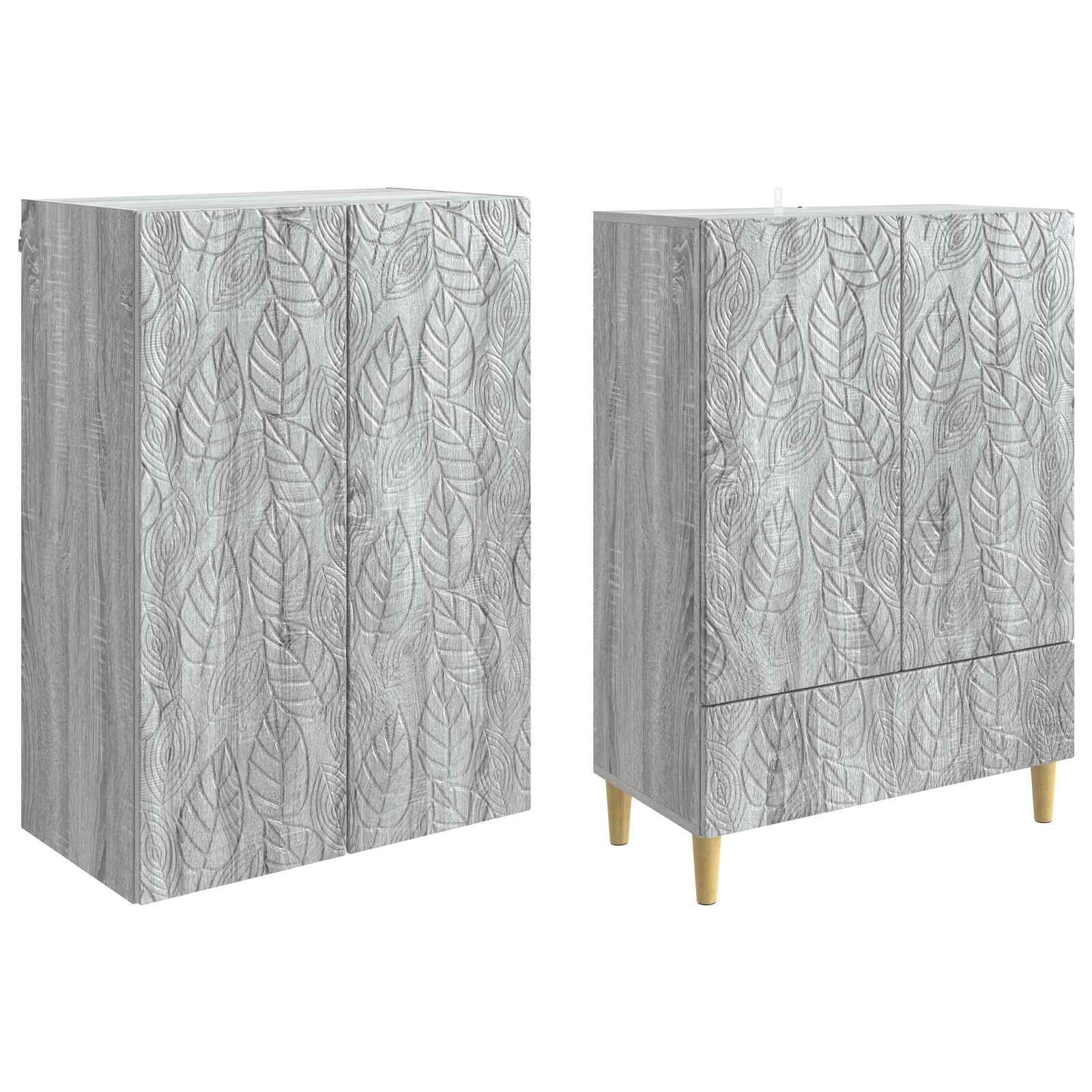 Ensemble de Meubles 2 pcs Sonoma gris Bois d'ingénierie - XIOS