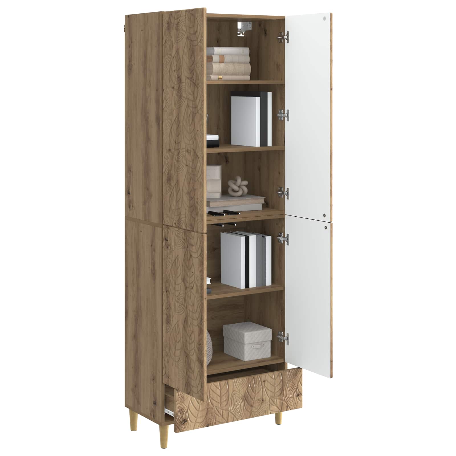 Ensemble de Meubles 2 pcs Chêne artisanal Bois d'ingénierie - XIOS