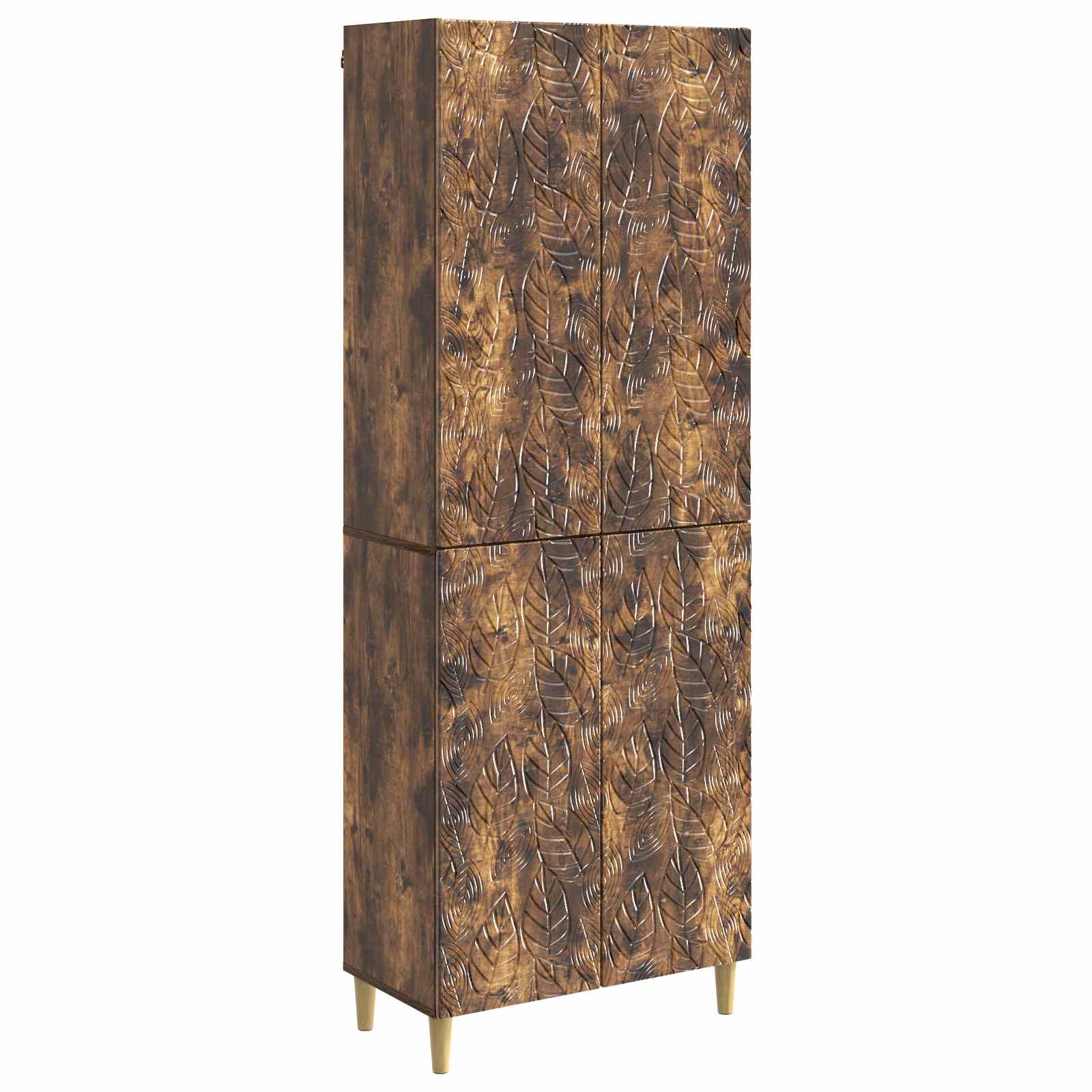 Ensemble de Meubles 2 pcs Chêne fumé Bois d'ingénierie - XIOS