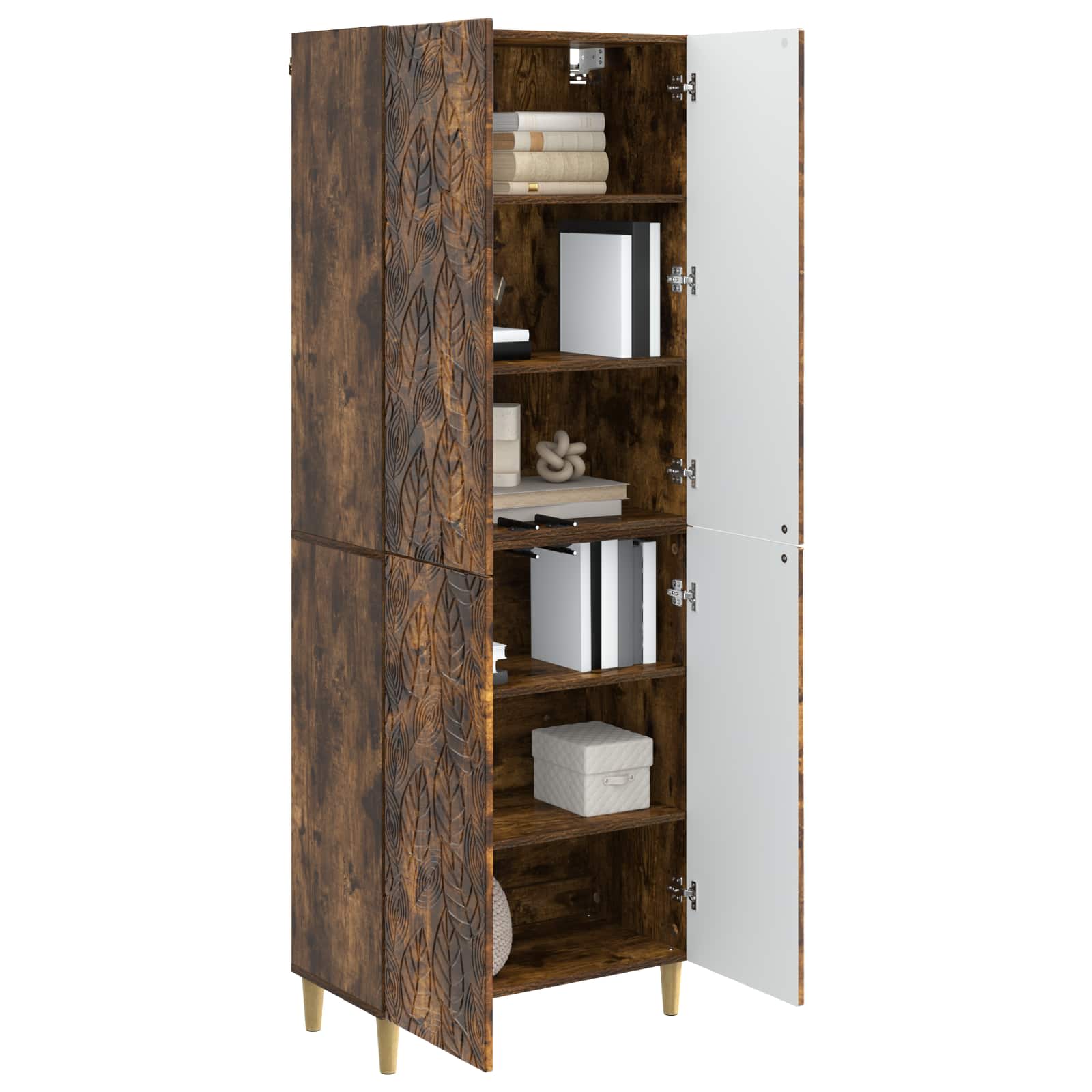 Ensemble de Meubles 2 pcs Chêne fumé Bois d'ingénierie - XIOS