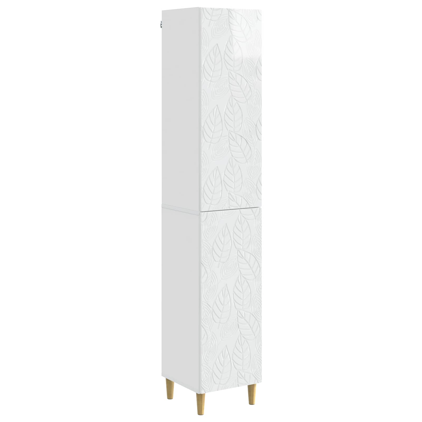 Ensemble de Meubles 2 pcs Blanc brillant Bois d'ingénierie - XIOS