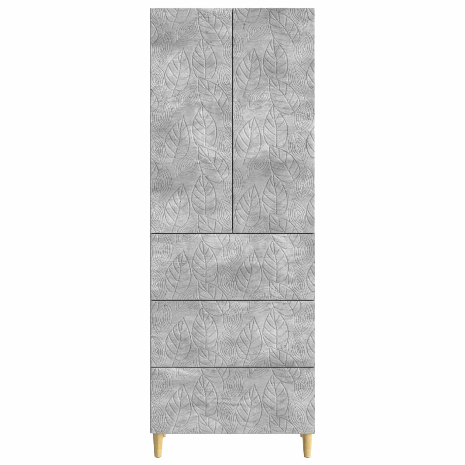 Ensemble de Meubles 2 pcs Gris béton 66 x 34,5 x 90 cm - XIOS