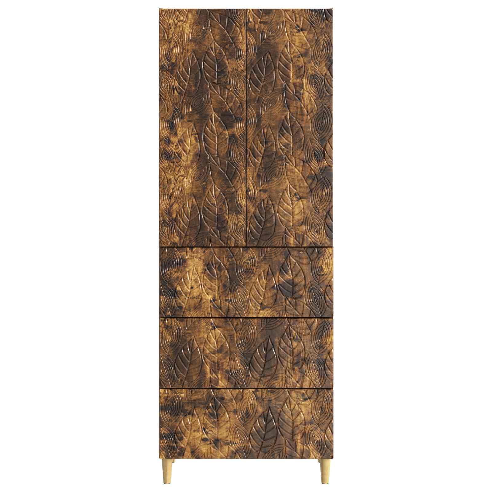 Ensemble de Meubles 2 pcs Chêne fumé 66 x 34,5 x 90 cm - XIOS