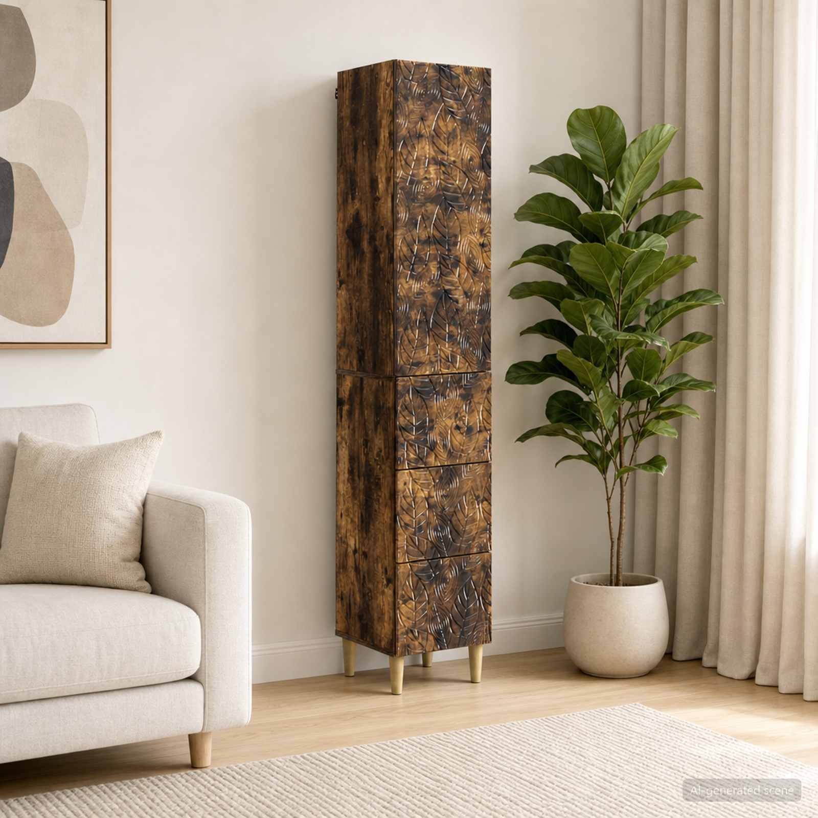 Ensemble de Meubles 2 pc 33 x 34,5 x 90 cm Bois d'ingénierie - XIOS