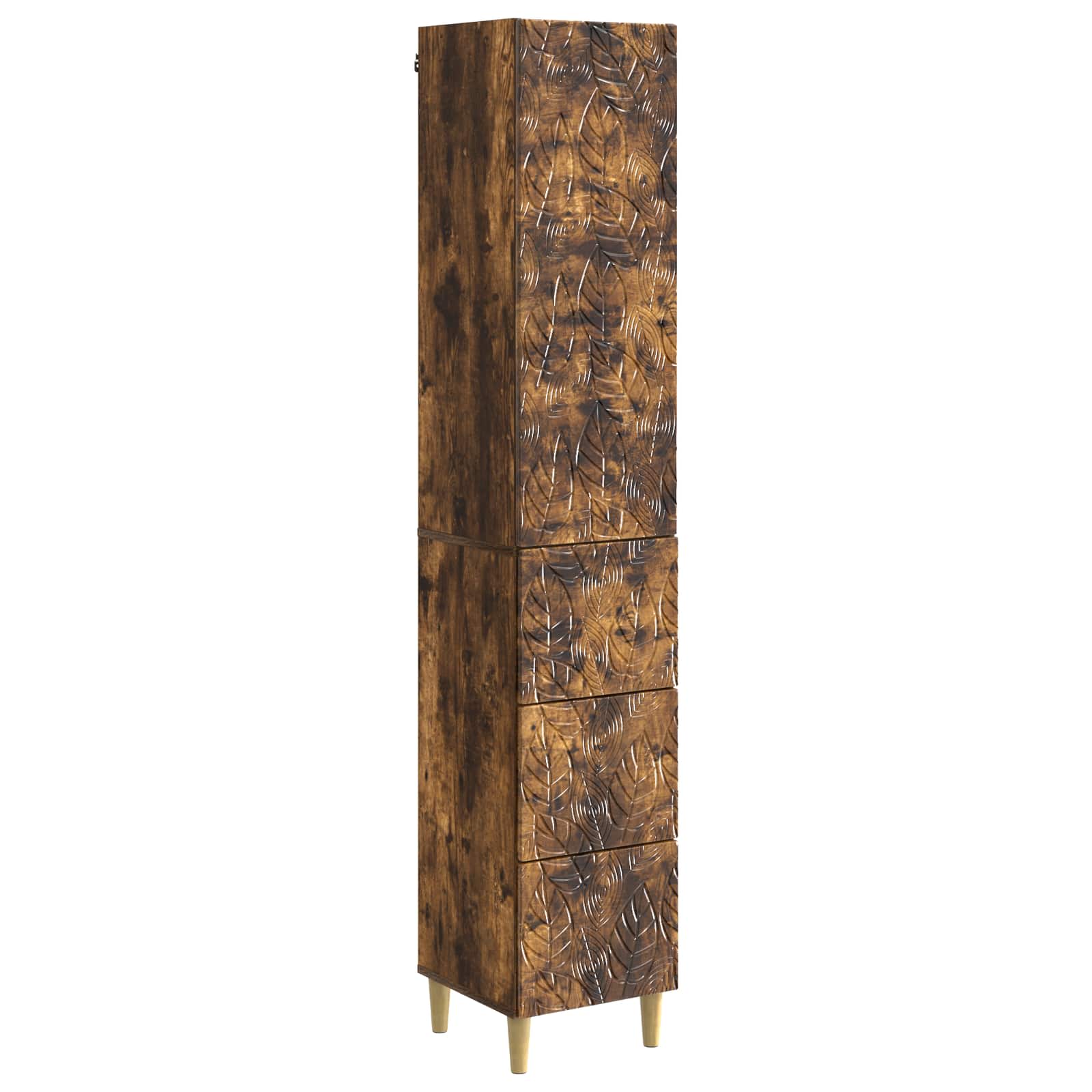 Ensemble de Meubles 2 pcs Chêne fumé 33 x 34,5 x 90 cm - XIOS