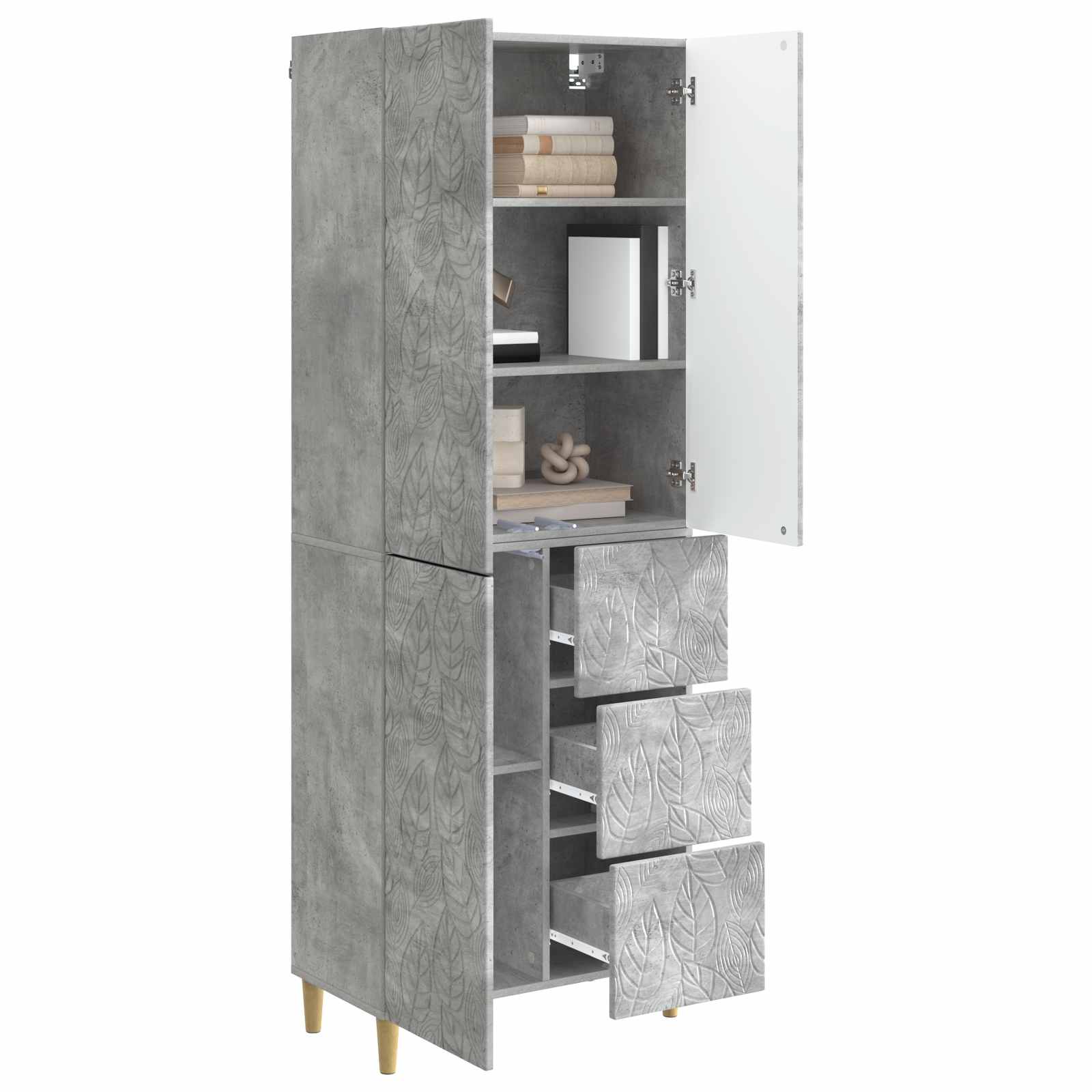2 pcs Gris béton - XIOS
