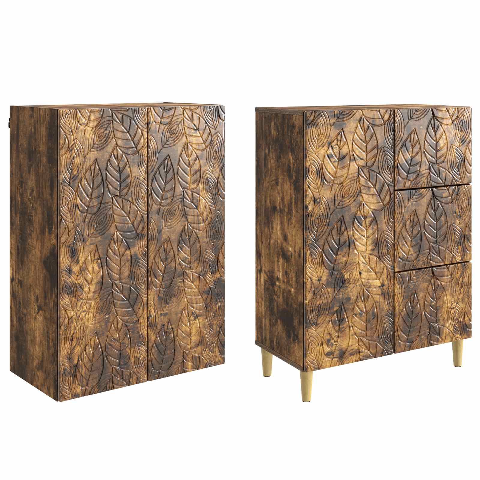 2 pcs Chêne fumé - XIOS