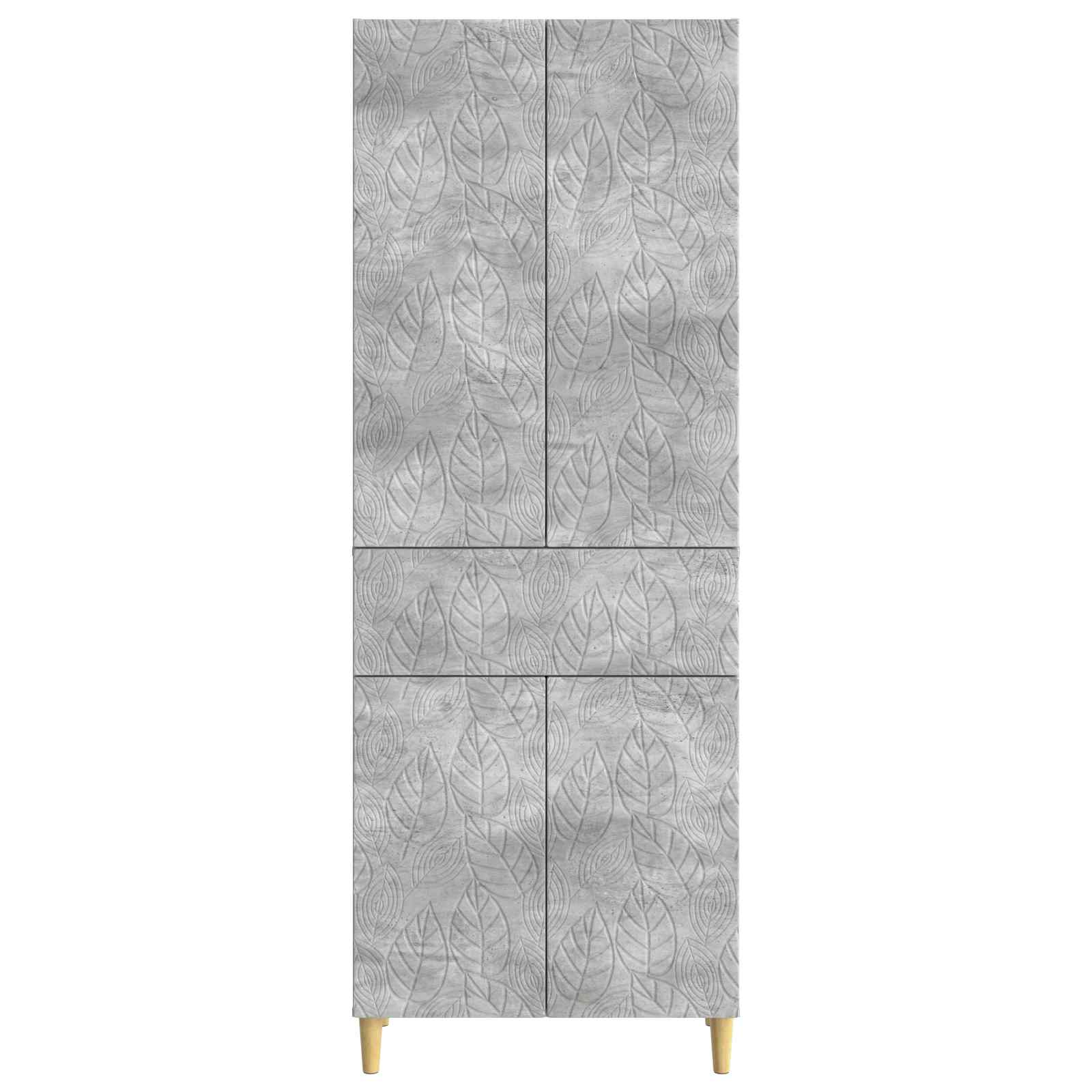 Ensemble de Meubles 2 pcs Gris béton Bois d'ingénierie - XIOS