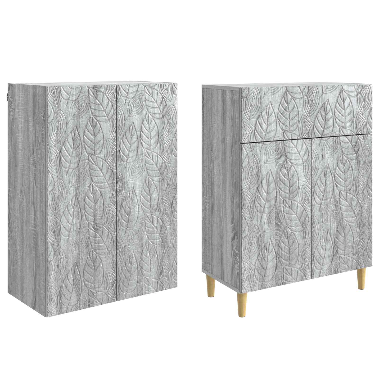 Ensemble de Meubles 2 pcs Sonoma gris Bois d'ingénierie - XIOS