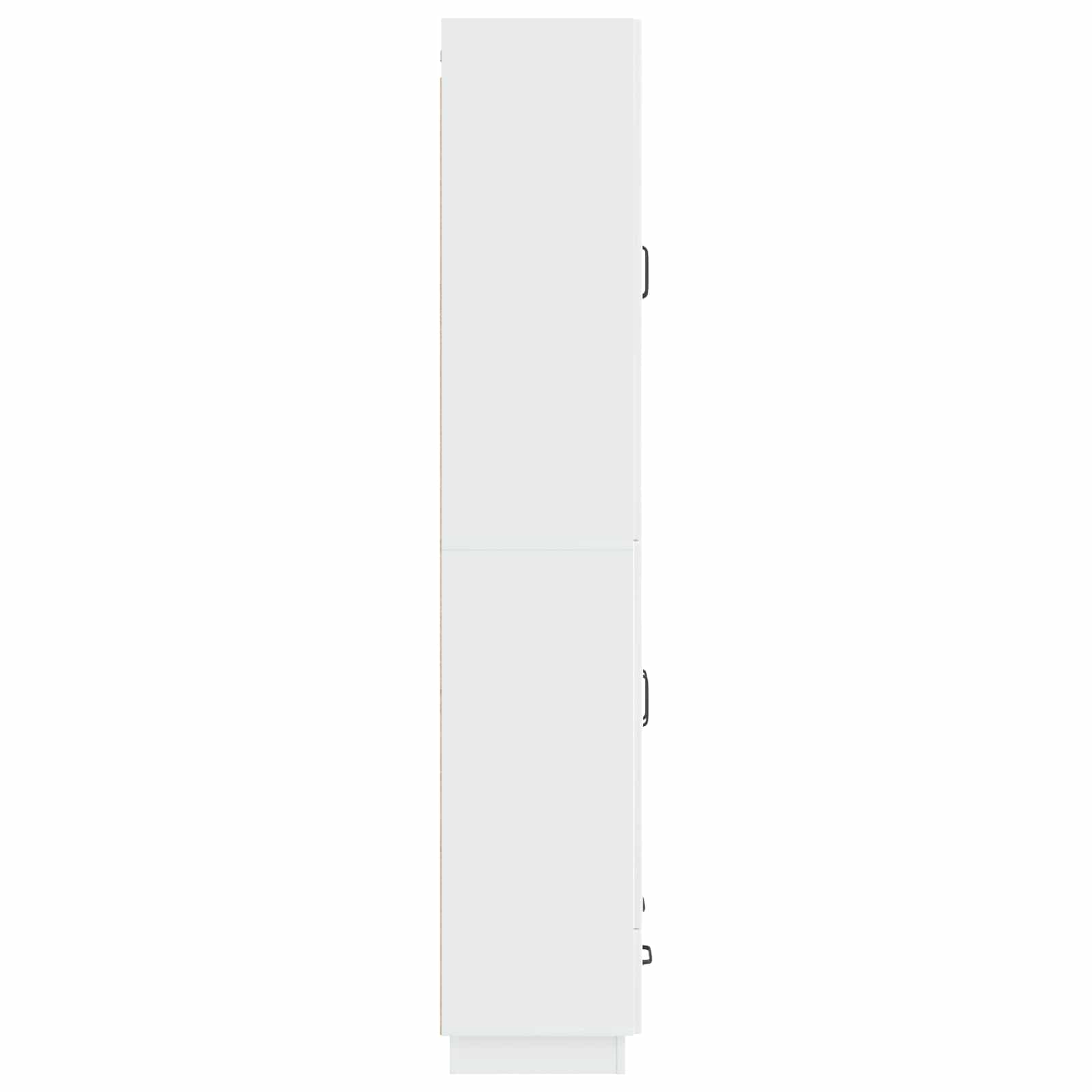 Ensemble de Meubles 2 pcs Blanc brillant Bois d'ingénierie - XIOS