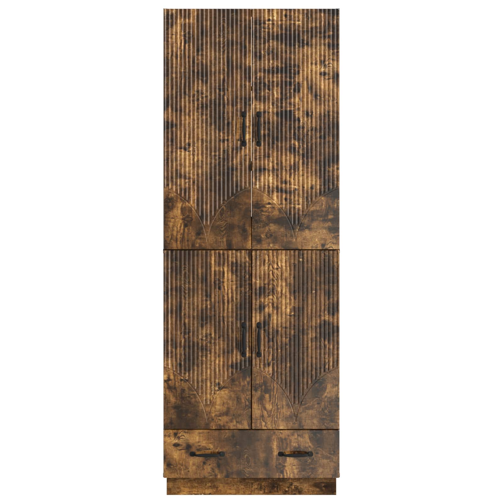 Ensemble de Meubles 2 pcs Chêne fumé Bois d'ingénierie - XIOS