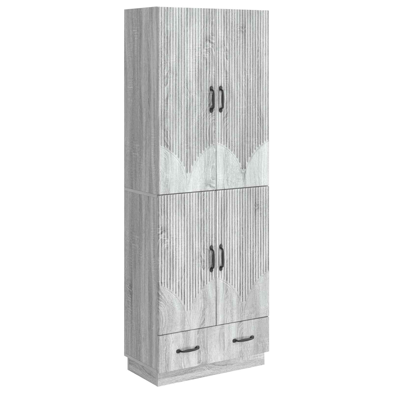 Ensemble de Meubles 2 pcs Sonoma gris Bois d'ingénierie - XIOS