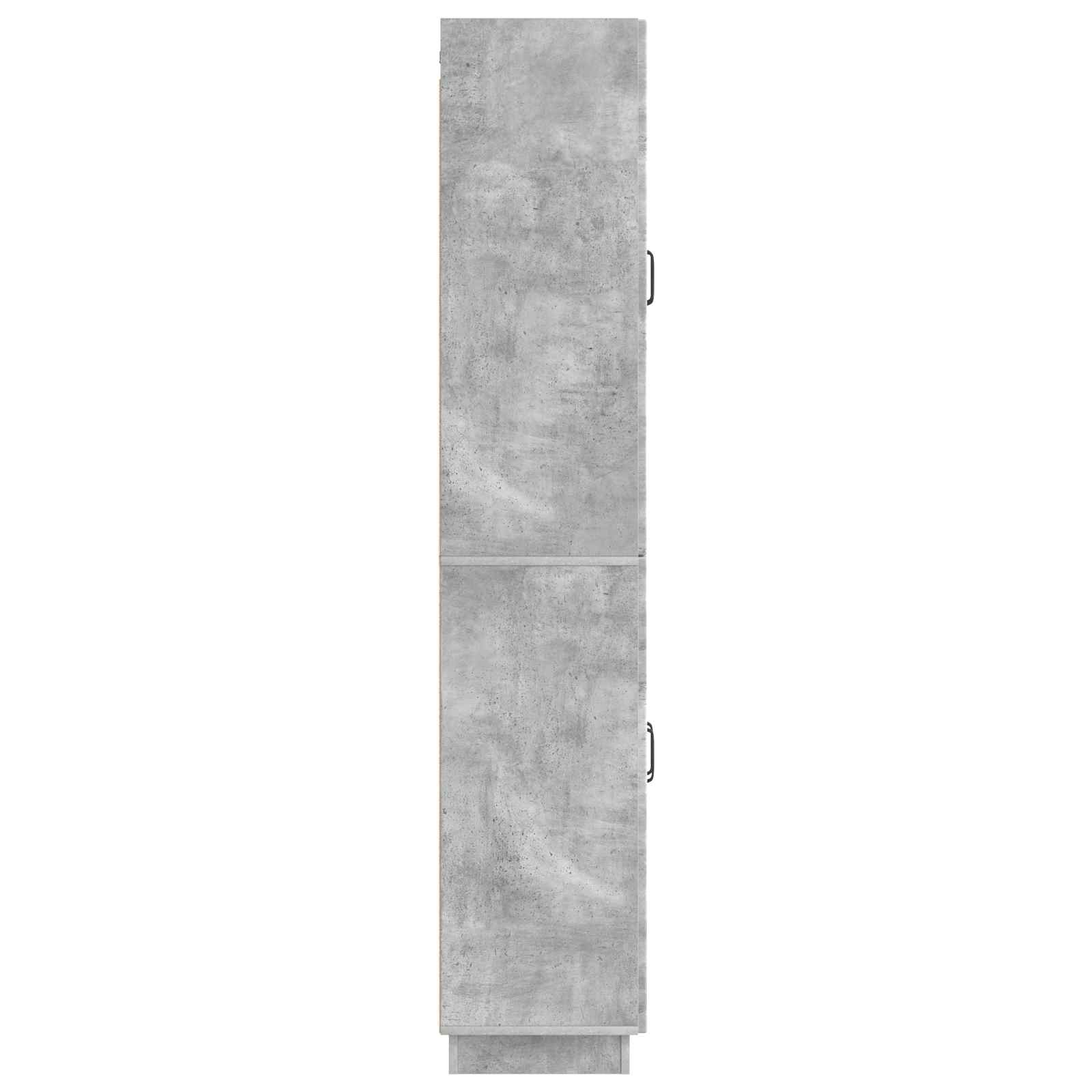 Ensemble de Meubles 2 pcs Gris béton Bois d'ingénierie - XIOS