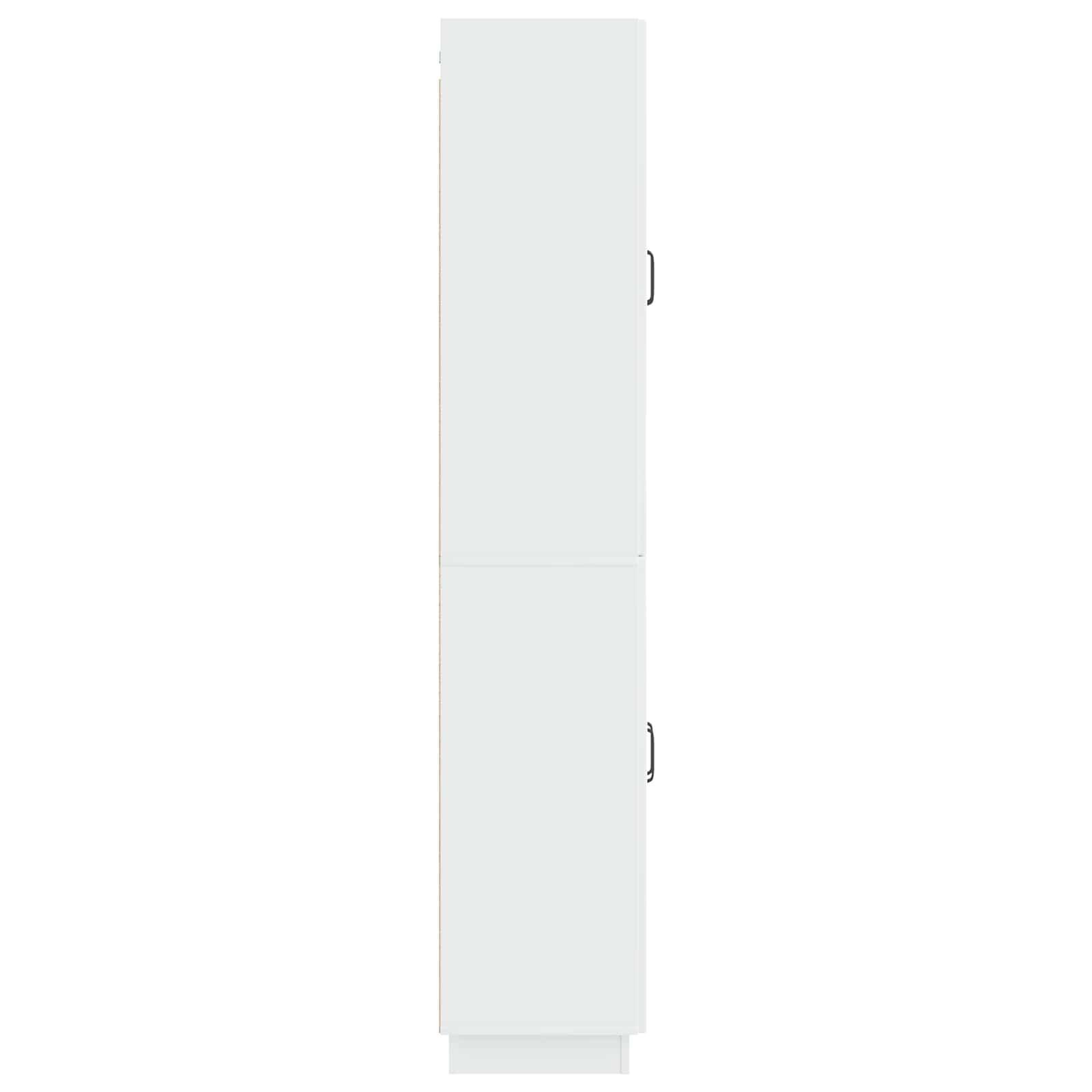 Ensemble de Meubles 2 pcs Blanc brillant Bois d'ingénierie - XIOS