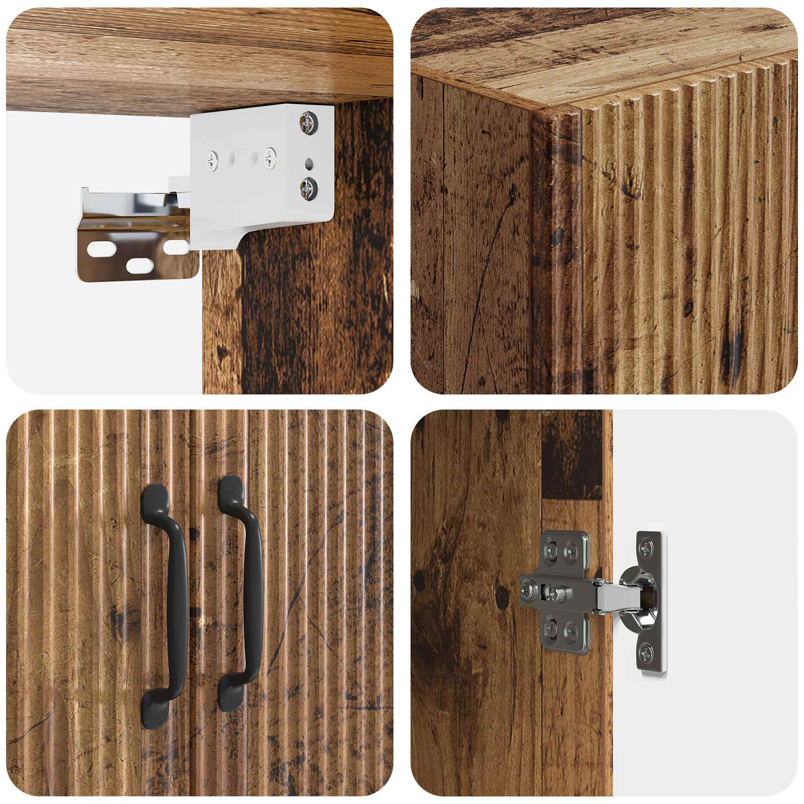 Ensemble de Meubles 2 pcs Bois ancien Bois d'ingénierie - XIOS