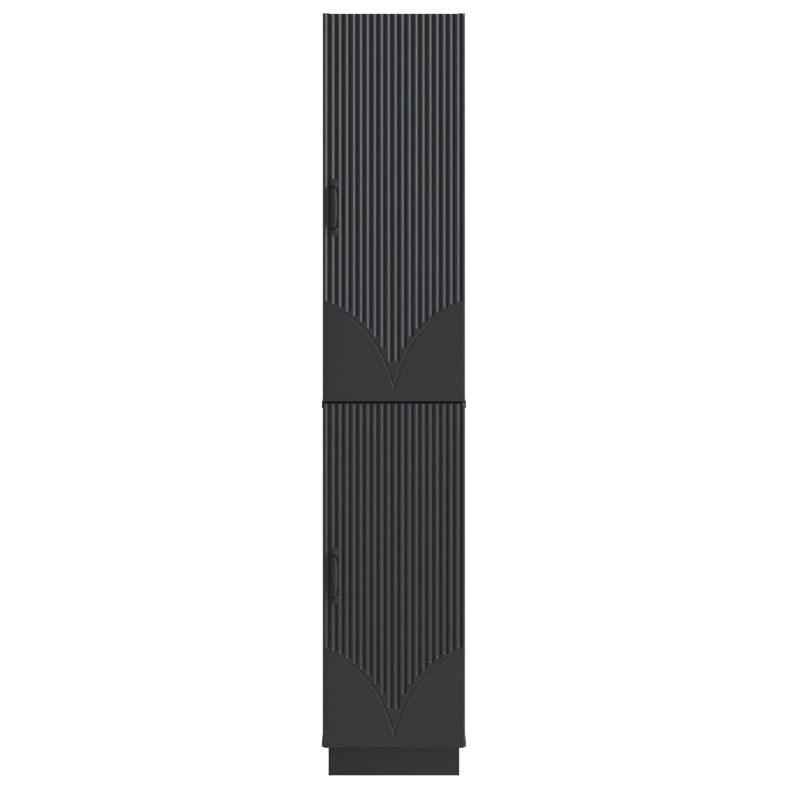 Ensemble de Meubles 2 pcs Noir Bois d'ingénierie - XIOS