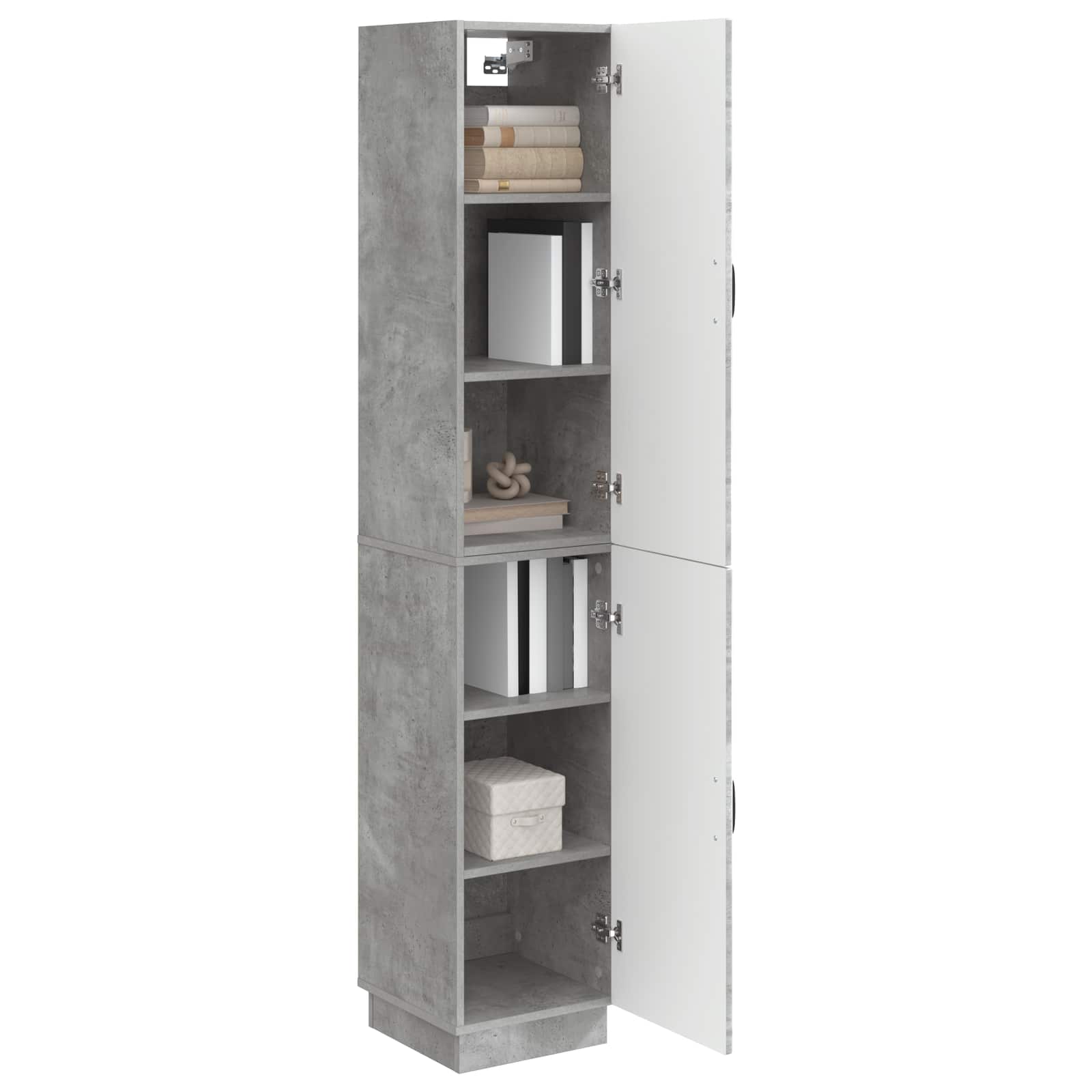 Ensemble de Meubles 2 pcs Gris béton Bois d'ingénierie - XIOS