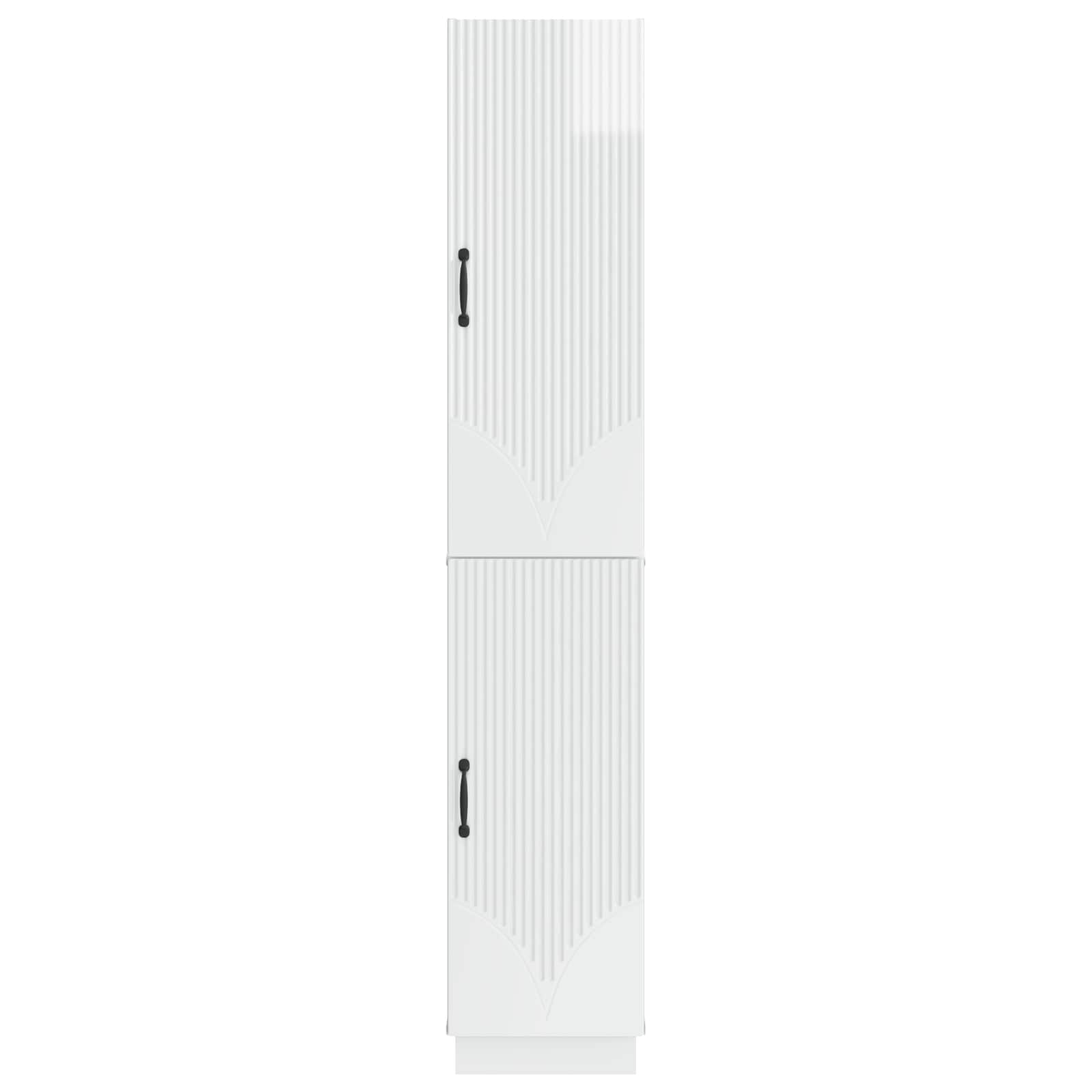 Ensemble de Meubles 2 pcs Blanc brillant Bois d'ingénierie - XIOS