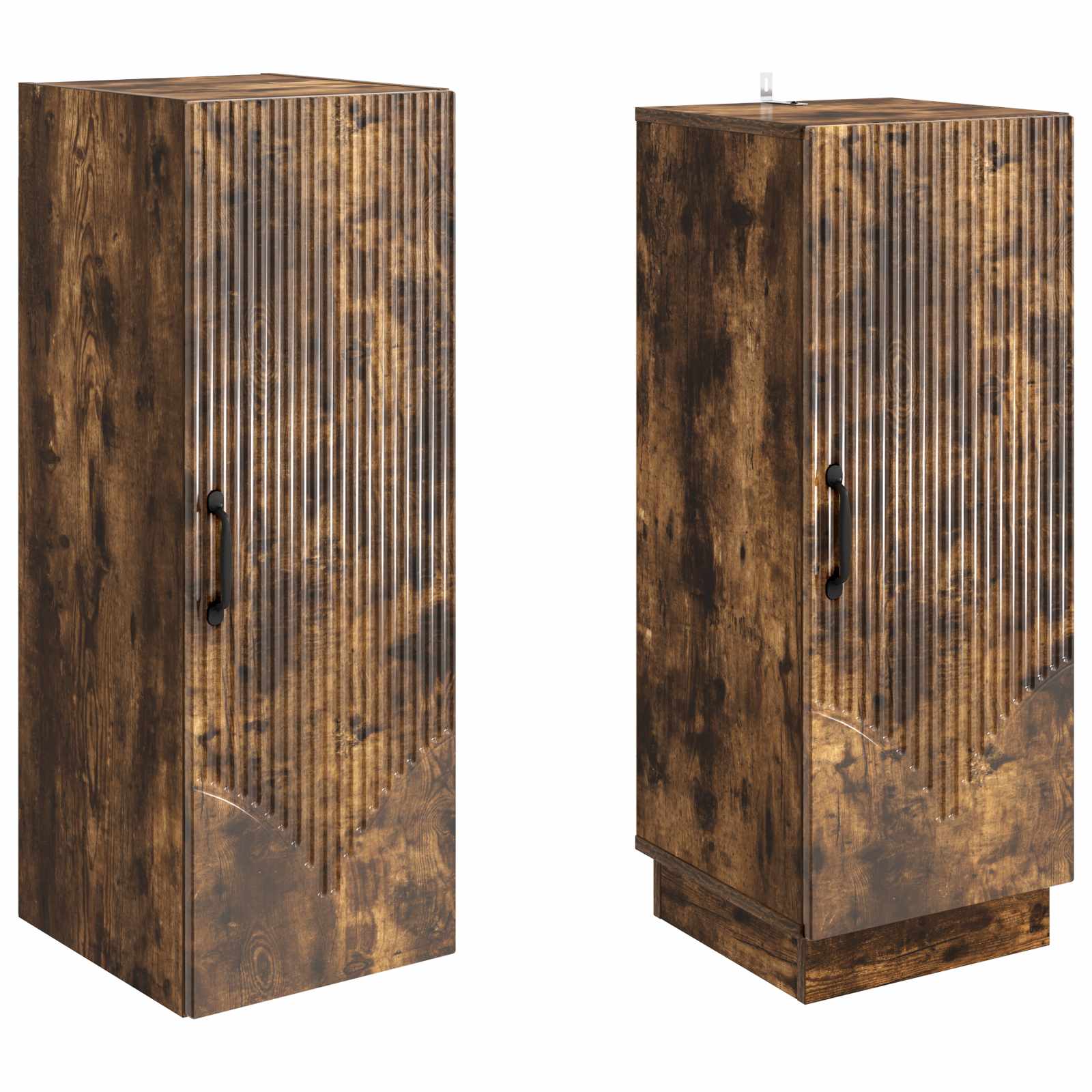 Ensemble de Meubles 2 pcs Chêne fumé Bois d'ingénierie - XIOS
