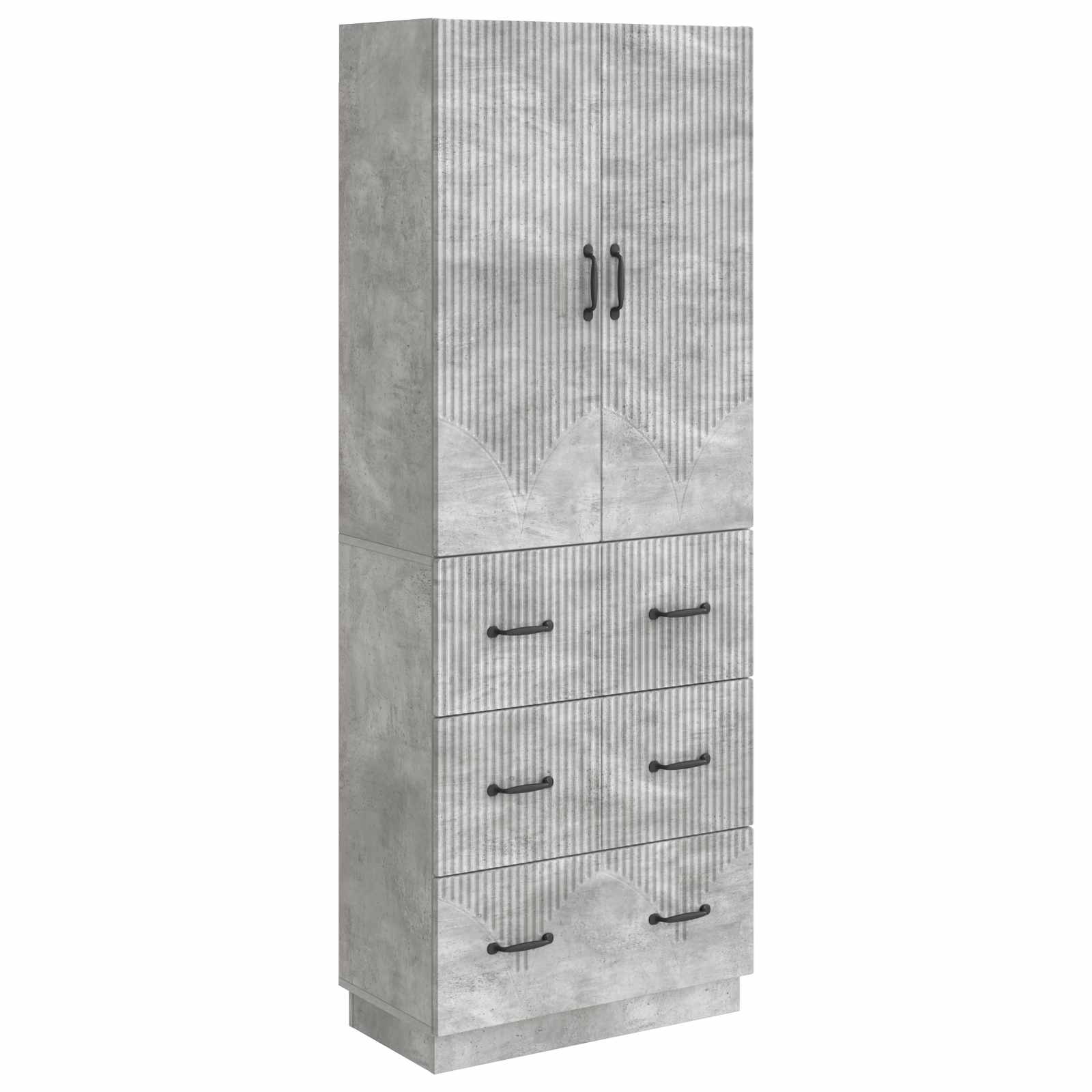 Ensemble de Meubles 2 pcs Gris béton 66 x 34,5 x 87 cm - XIOS