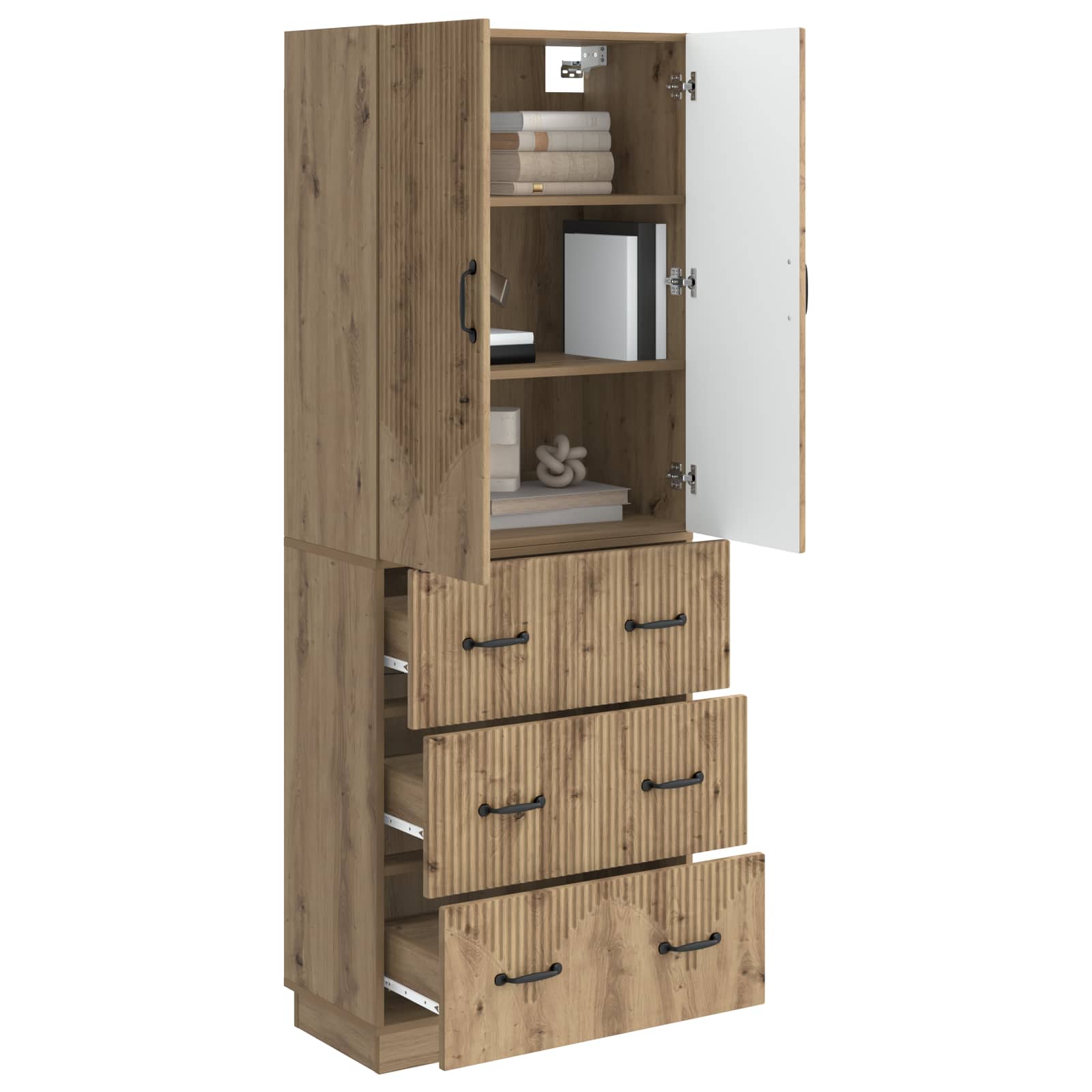 Ensemble de Meubles 2 pcs Chêne artisanal 66 x 34,5 x 87 cm - XIOS