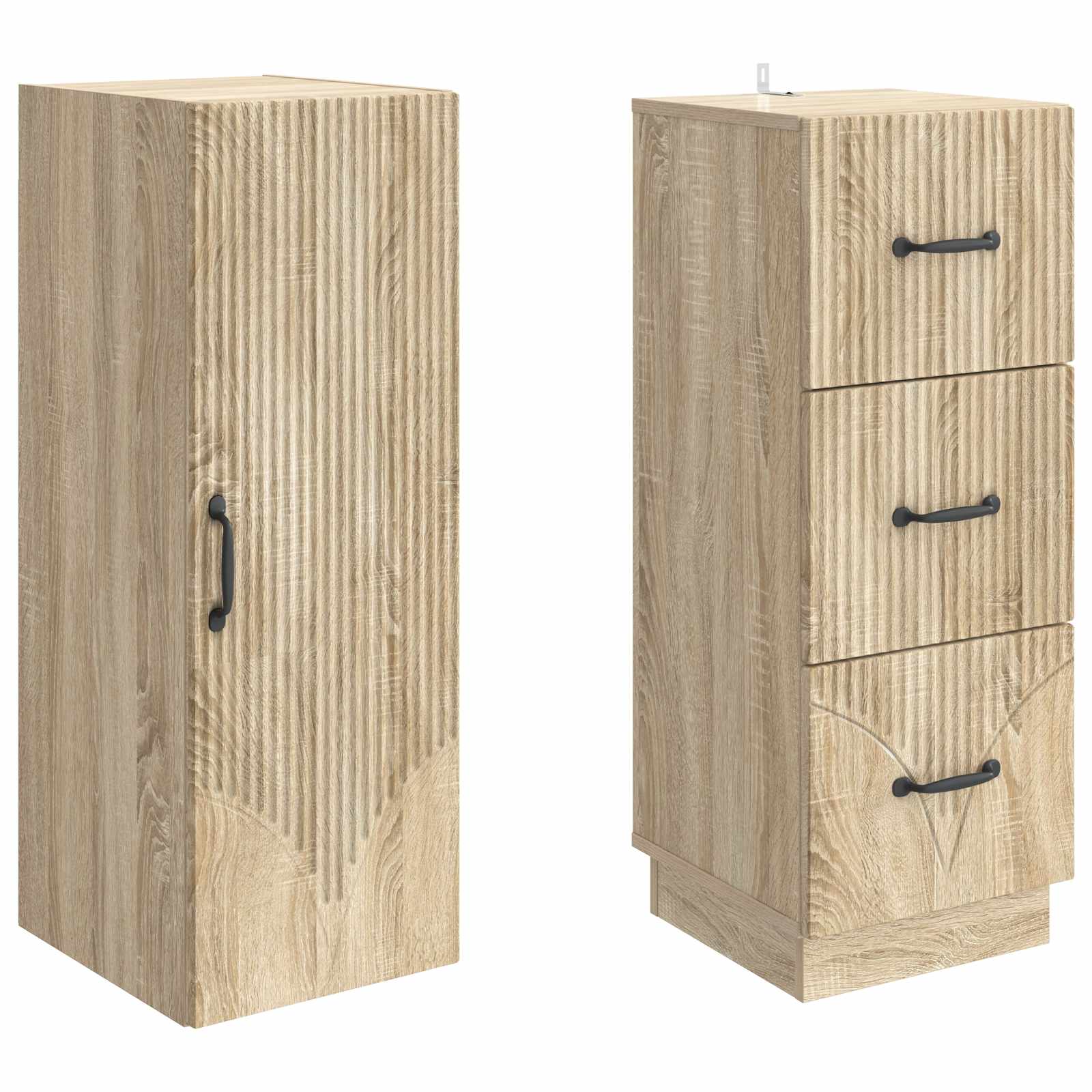 Ensemble de Meubles 2 pcs Chêne Sonoma 33 x 34,5 x 87 cm - XIOS