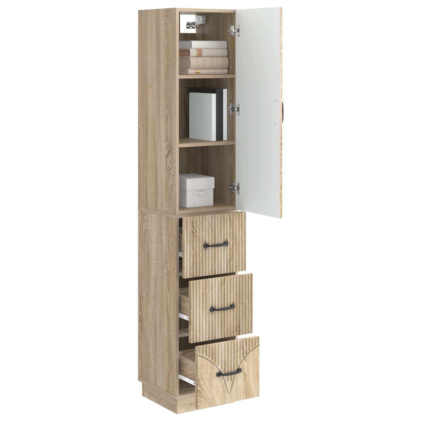 Ensemble de Meubles 2 pcs Chêne Sonoma 33 x 34,5 x 87 cm - XIOS