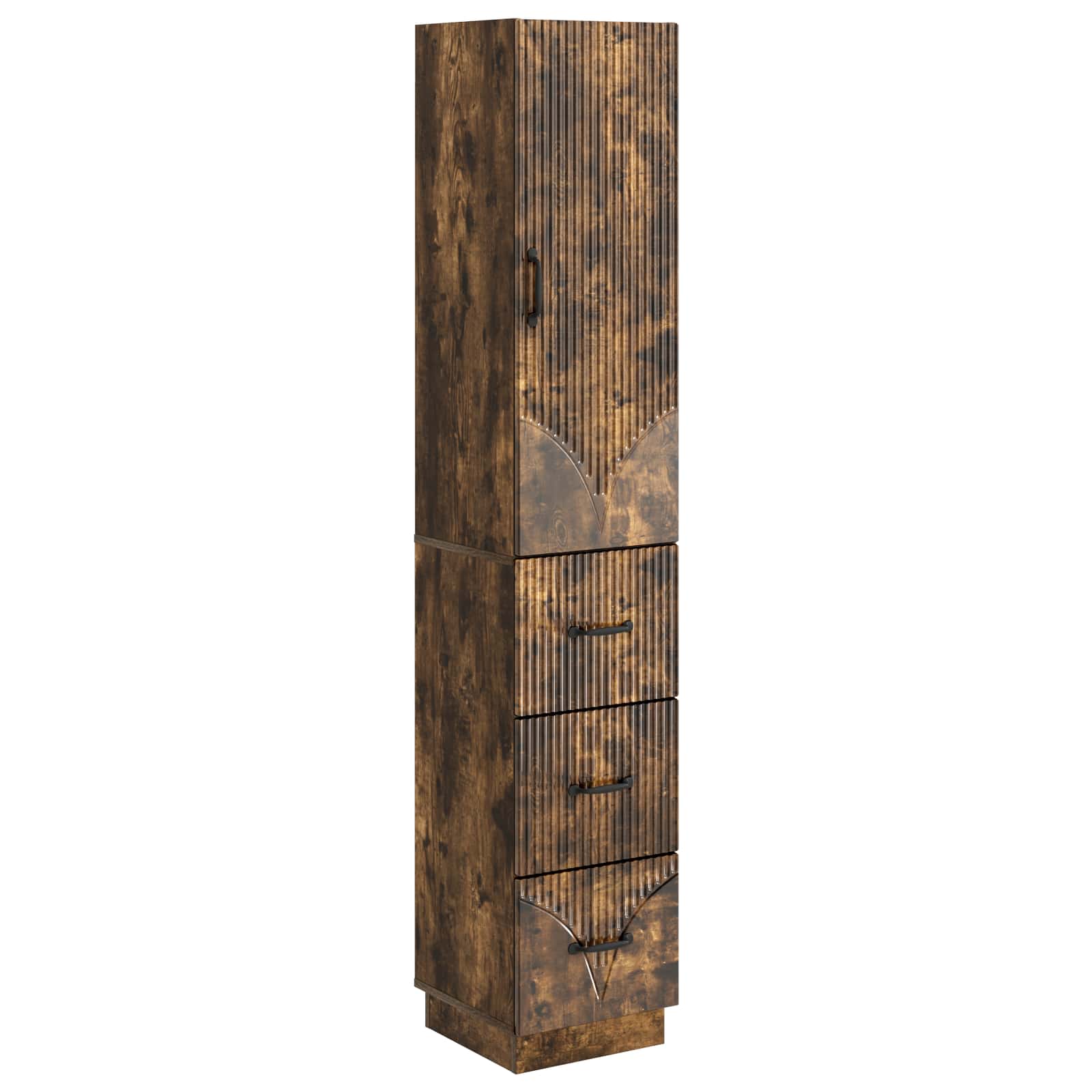Ensemble de Meubles 2 pcs Chêne fumé 33 x 34,5 x 87 cm - XIOS