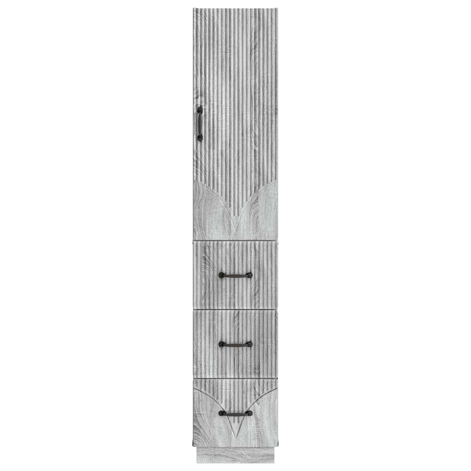 Ensemble de Meubles 2 pcs Sonoma gris 33 x 34,5 x 87 cm - XIOS
