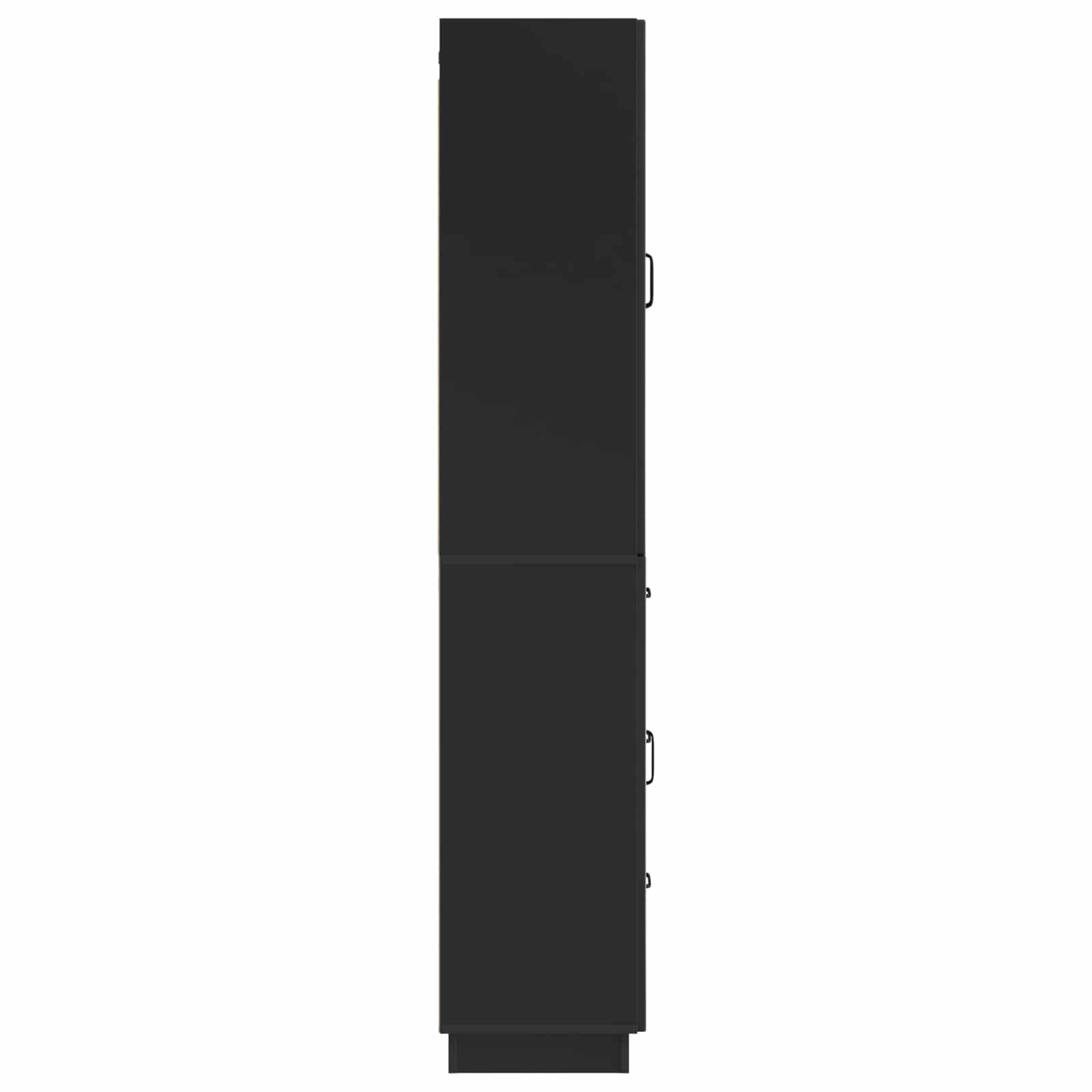 Ensemble de Meubles 2 pcs Noir Bois d'ingénierie - XIOS