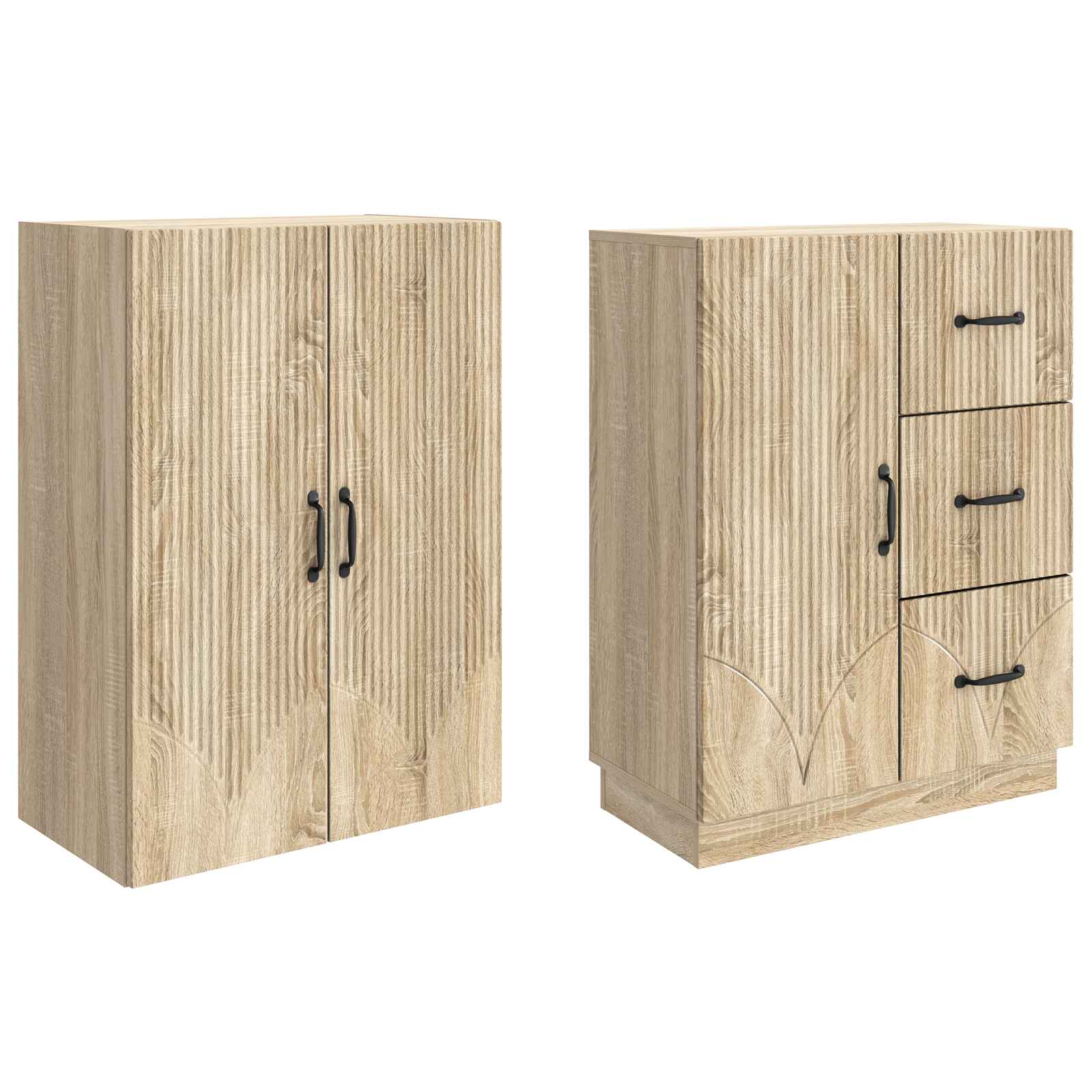 Ensemble de Meubles 2 pcs Chêne Sonoma Bois d'ingénierie - XIOS