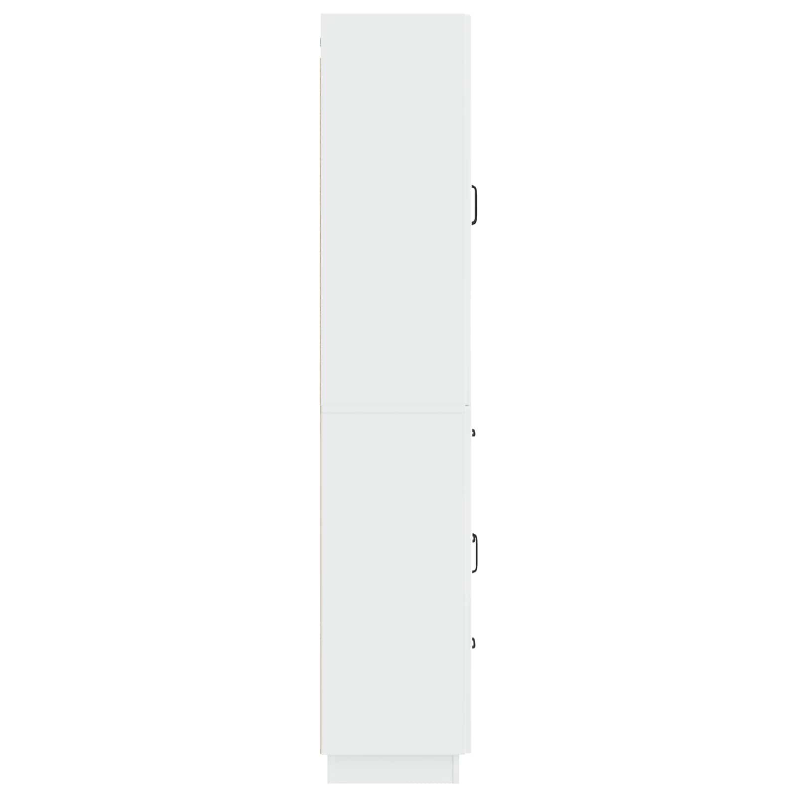 Ensemble de Meubles 2 pcs Blanc brillant Bois d'ingénierie - XIOS