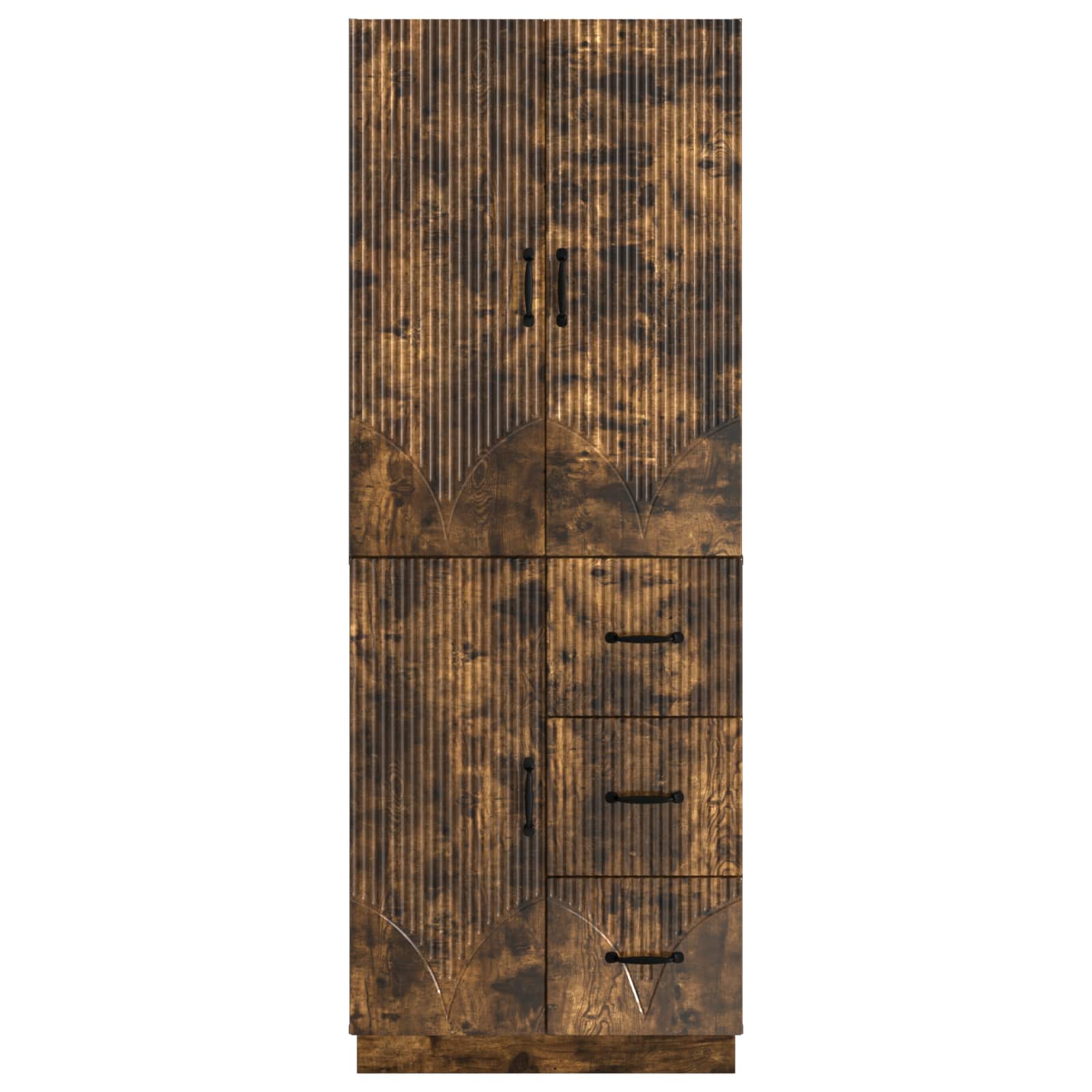 Ensemble de Meubles 2 pcs Chêne fumé Bois d'ingénierie - XIOS
