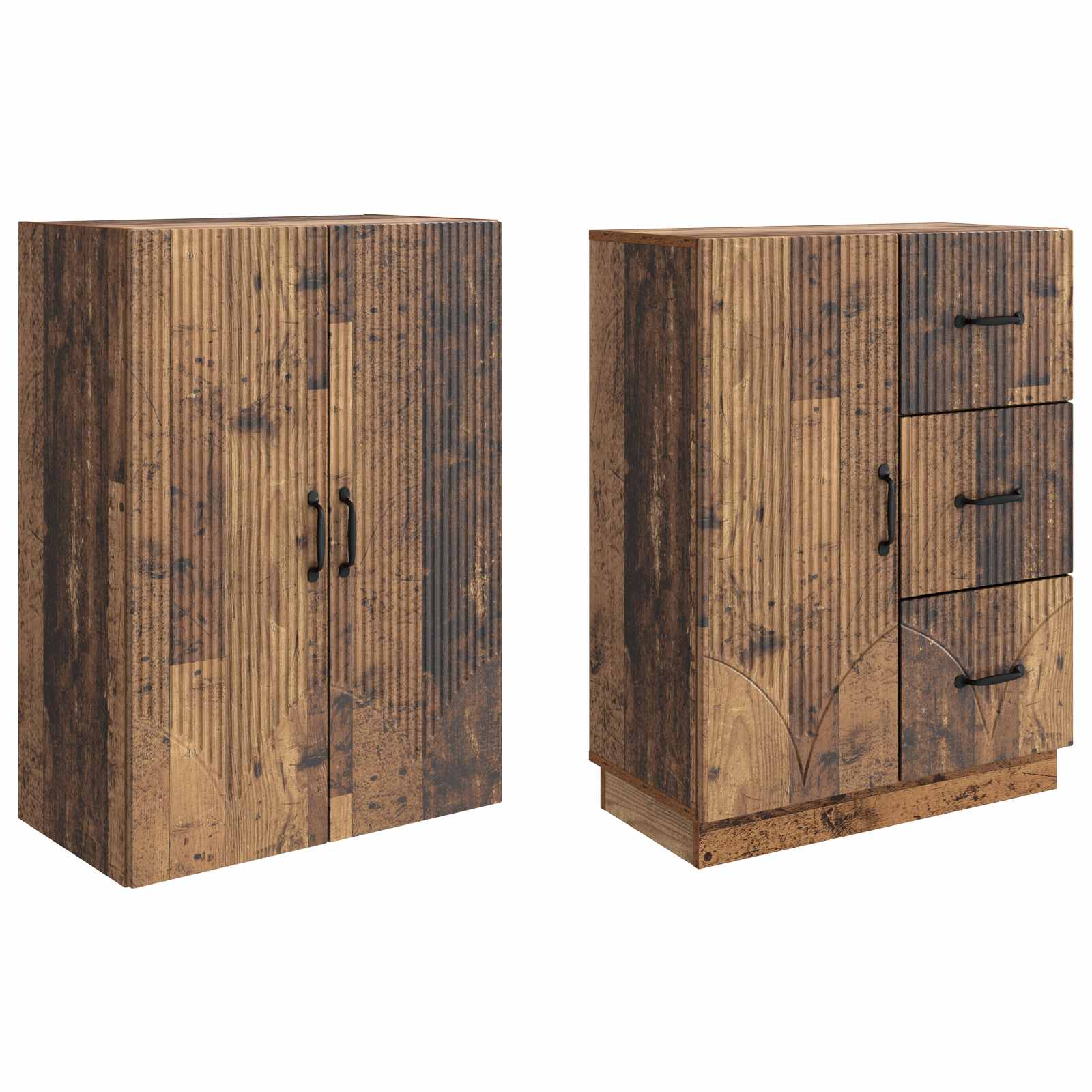 Ensemble de Meubles 2 pcs Bois ancien Bois d'ingénierie - XIOS