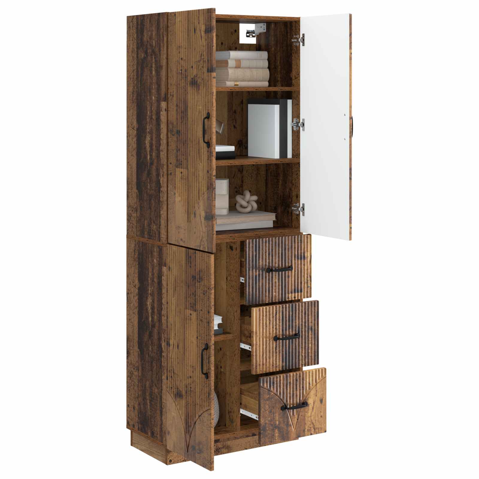 Ensemble de Meubles 2 pcs Bois ancien Bois d'ingénierie - XIOS