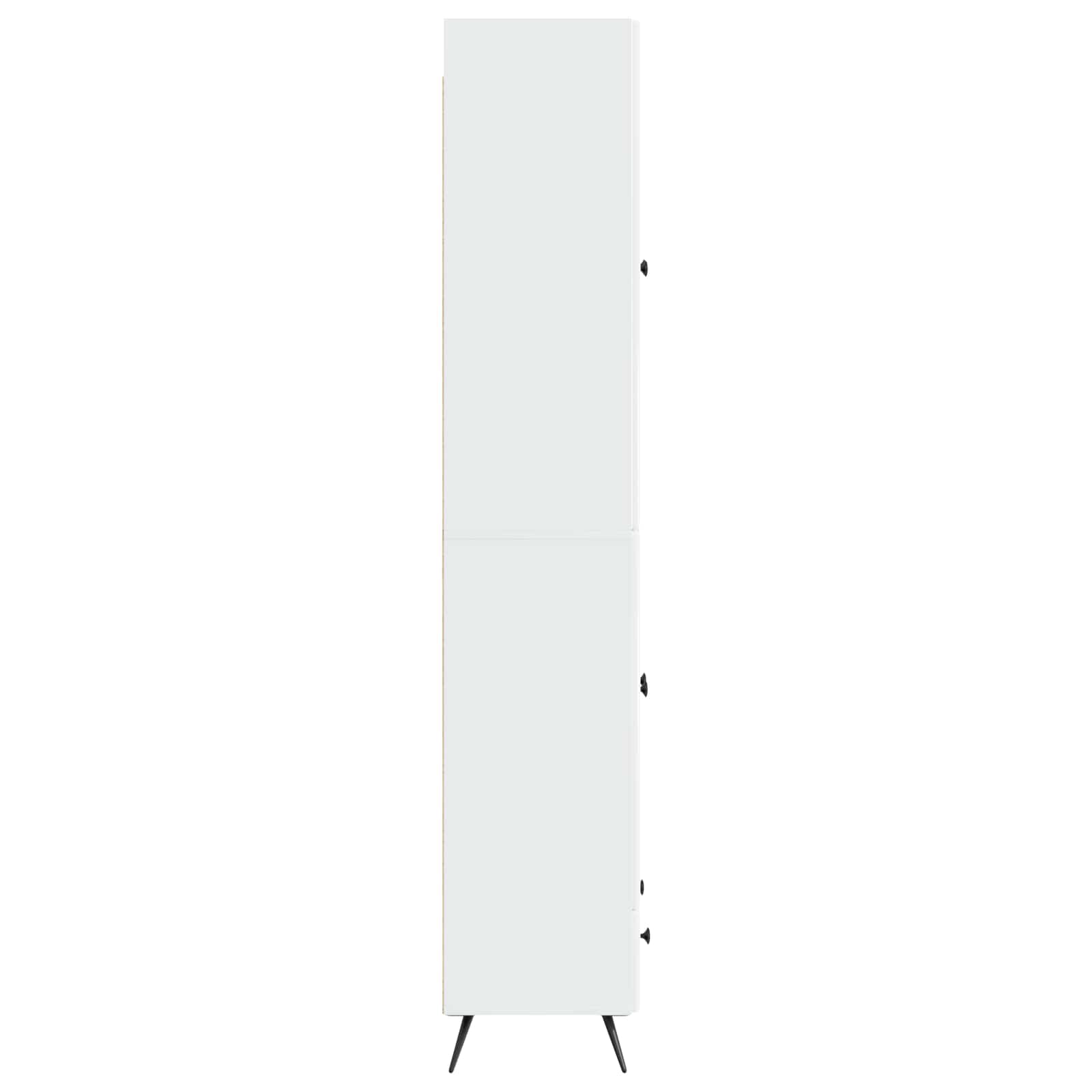 Ensemble de Meubles 2 pcs Blanc brillant Bois d'ingénierie - XIOS