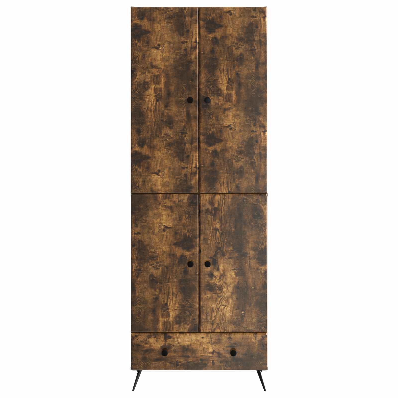Ensemble de Meubles 2 pcs Chêne fumé Bois d'ingénierie - XIOS