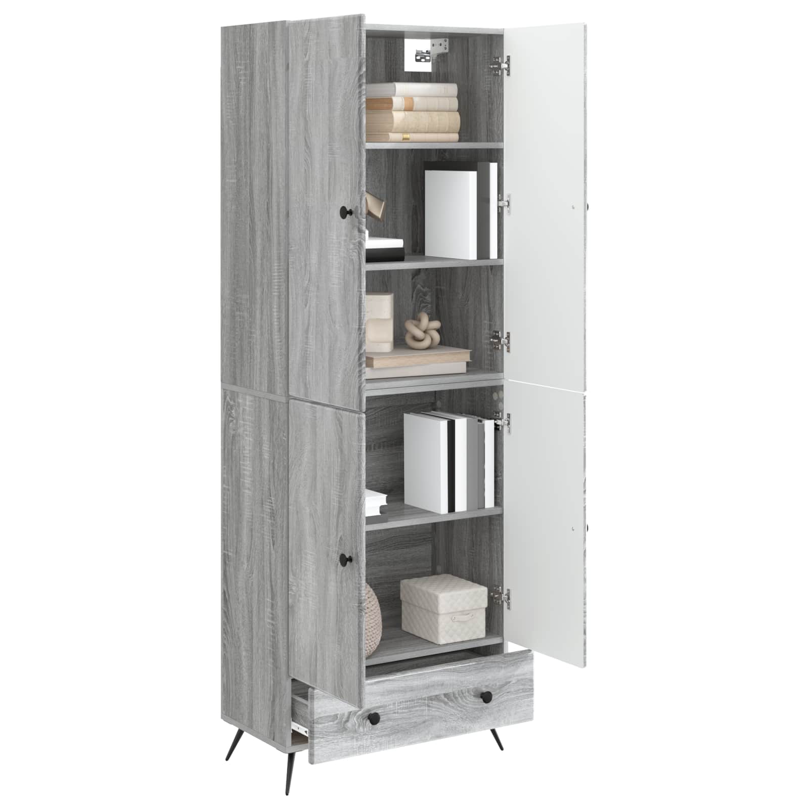 Ensemble de Meubles 2 pcs Sonoma gris Bois d'ingénierie - XIOS