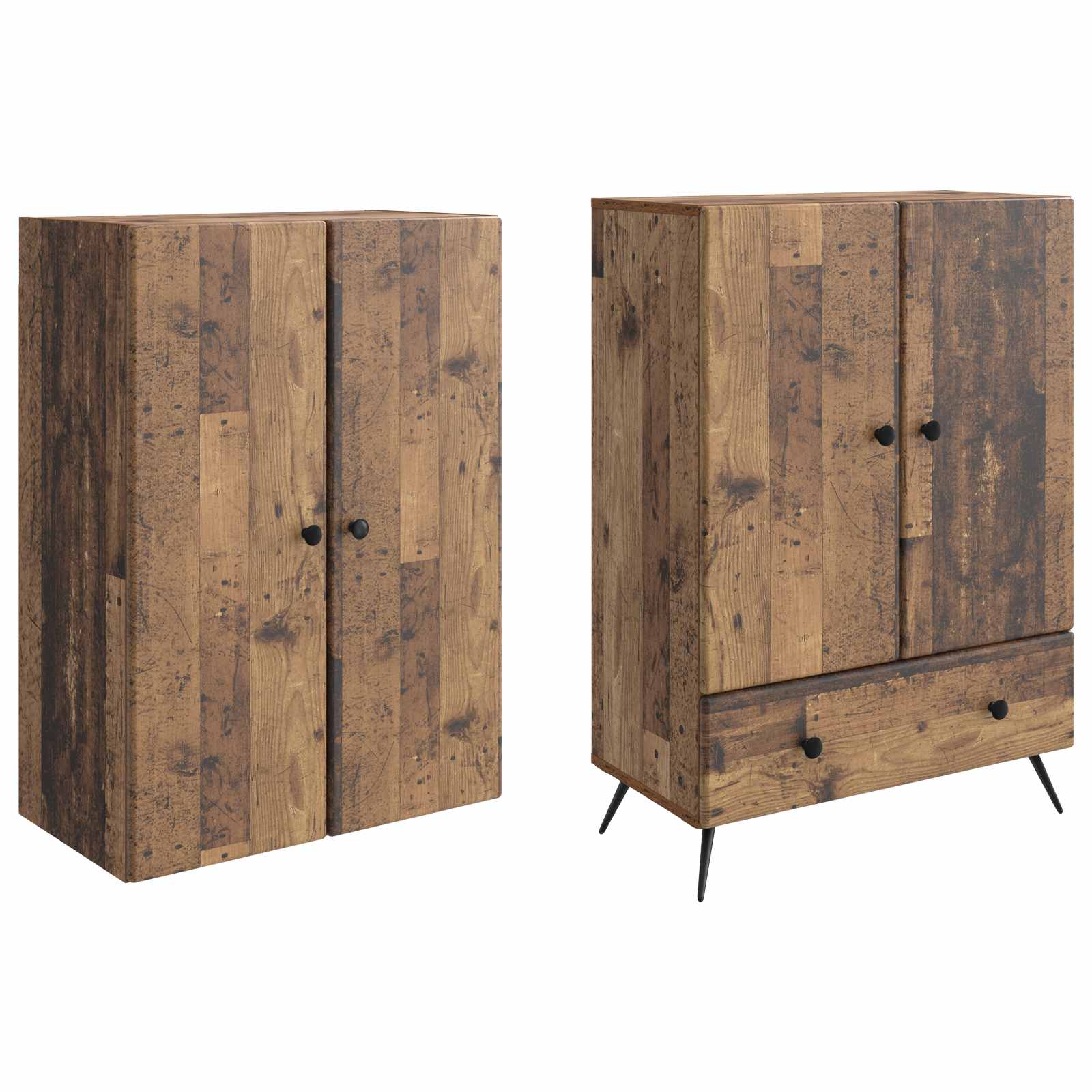 Ensemble de Meubles 2 pcs Bois ancien Bois d'ingénierie - XIOS
