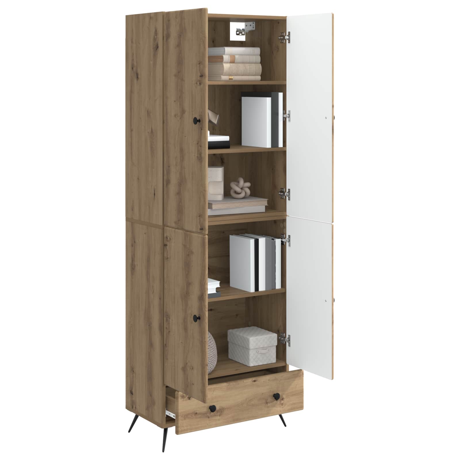Ensemble de Meubles 2 pcs Chêne artisanal Bois d'ingénierie - XIOS