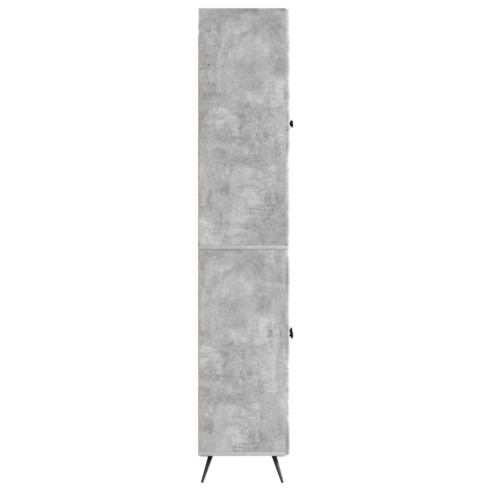 Ensemble de Meubles 2 pcs Gris béton Bois d'ingénierie - XIOS