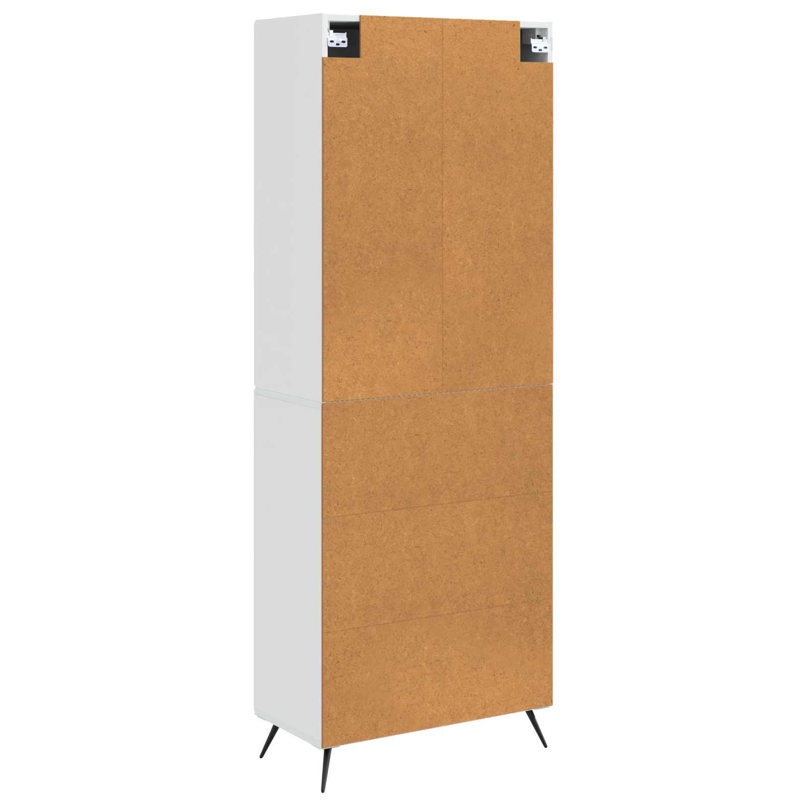 Ensemble de Meubles 2 pcs Blanc brillant Bois d'ingénierie - XIOS