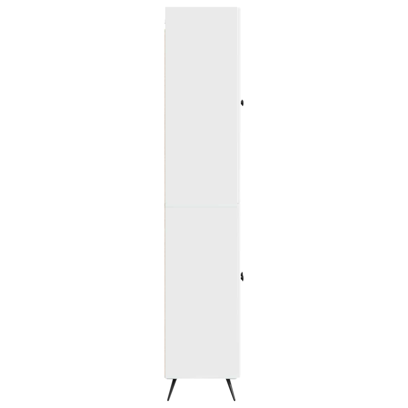 Ensemble de Meubles 2 pcs Blanc brillant Bois d'ingénierie - XIOS