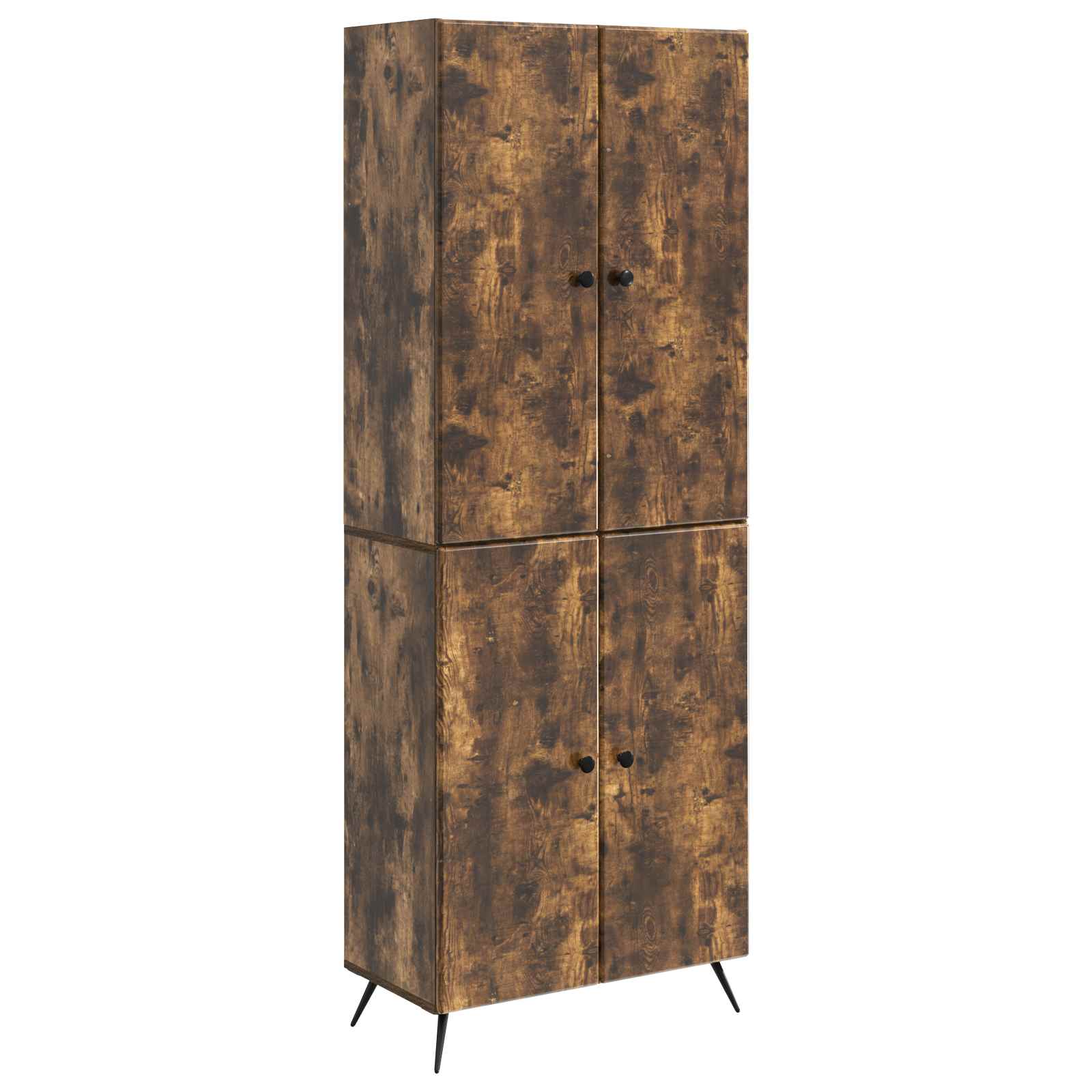 Ensemble de Meubles 2 pcs Chêne fumé Bois d'ingénierie - XIOS