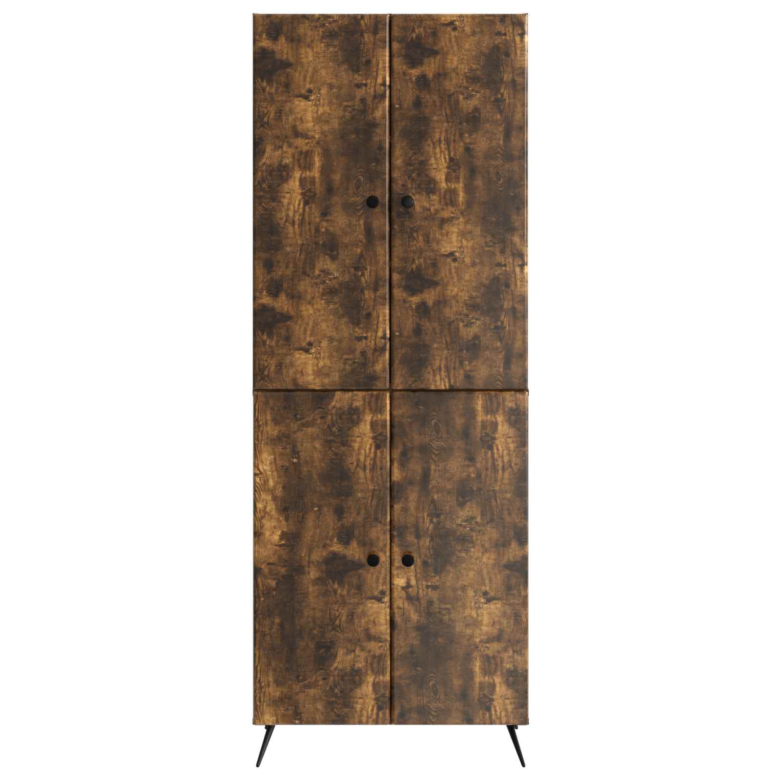Ensemble de Meubles 2 pcs Chêne fumé Bois d'ingénierie - XIOS