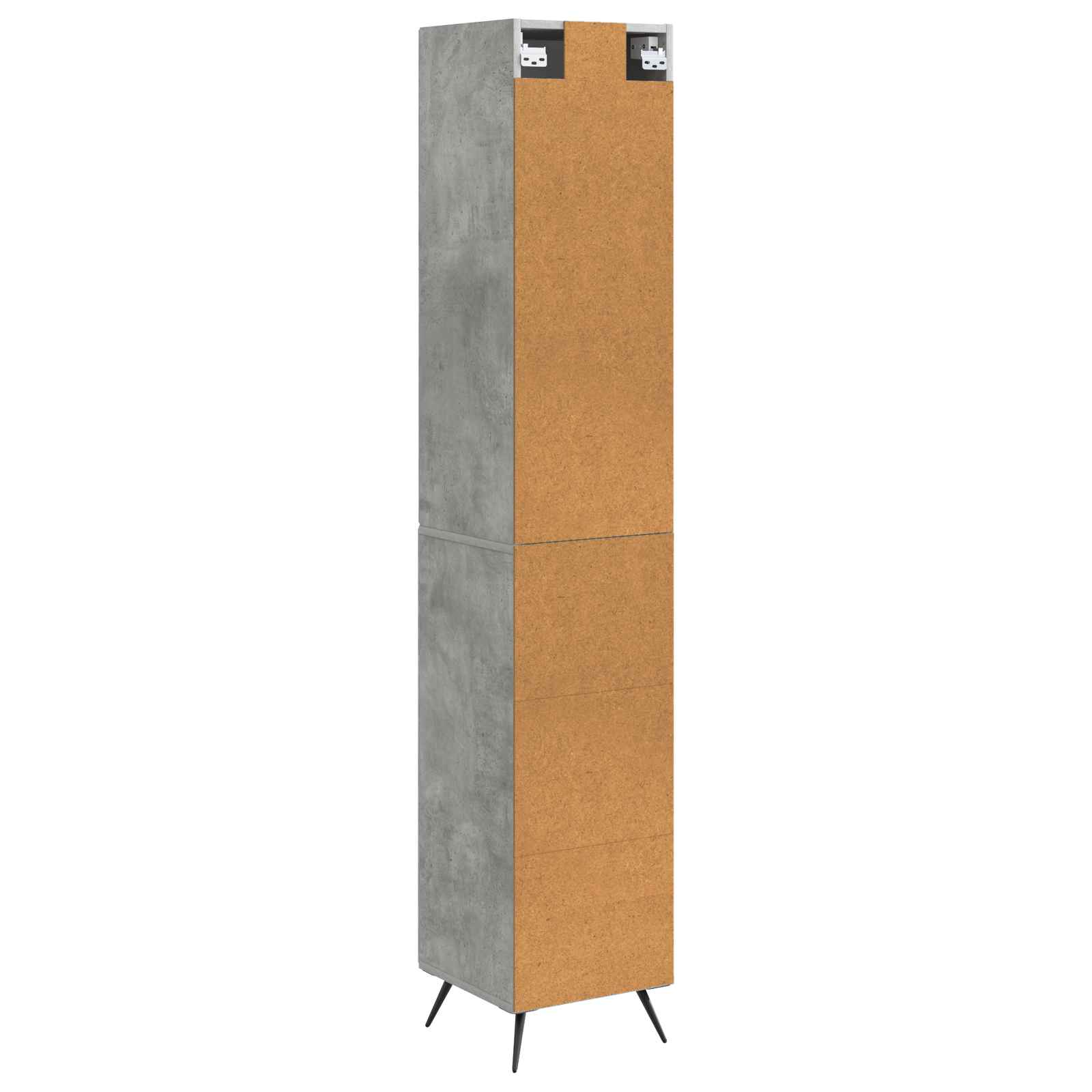 Ensemble de Meubles 2 pcs Gris béton Bois d'ingénierie - XIOS